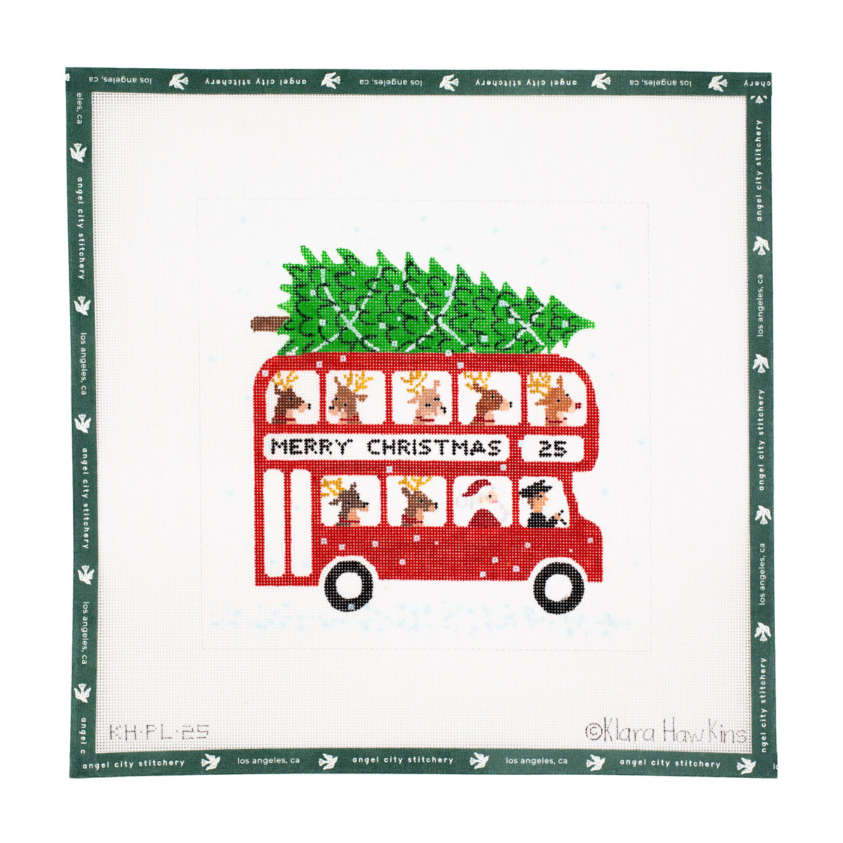 London Christmas Bus w/ Santa & Reindeer