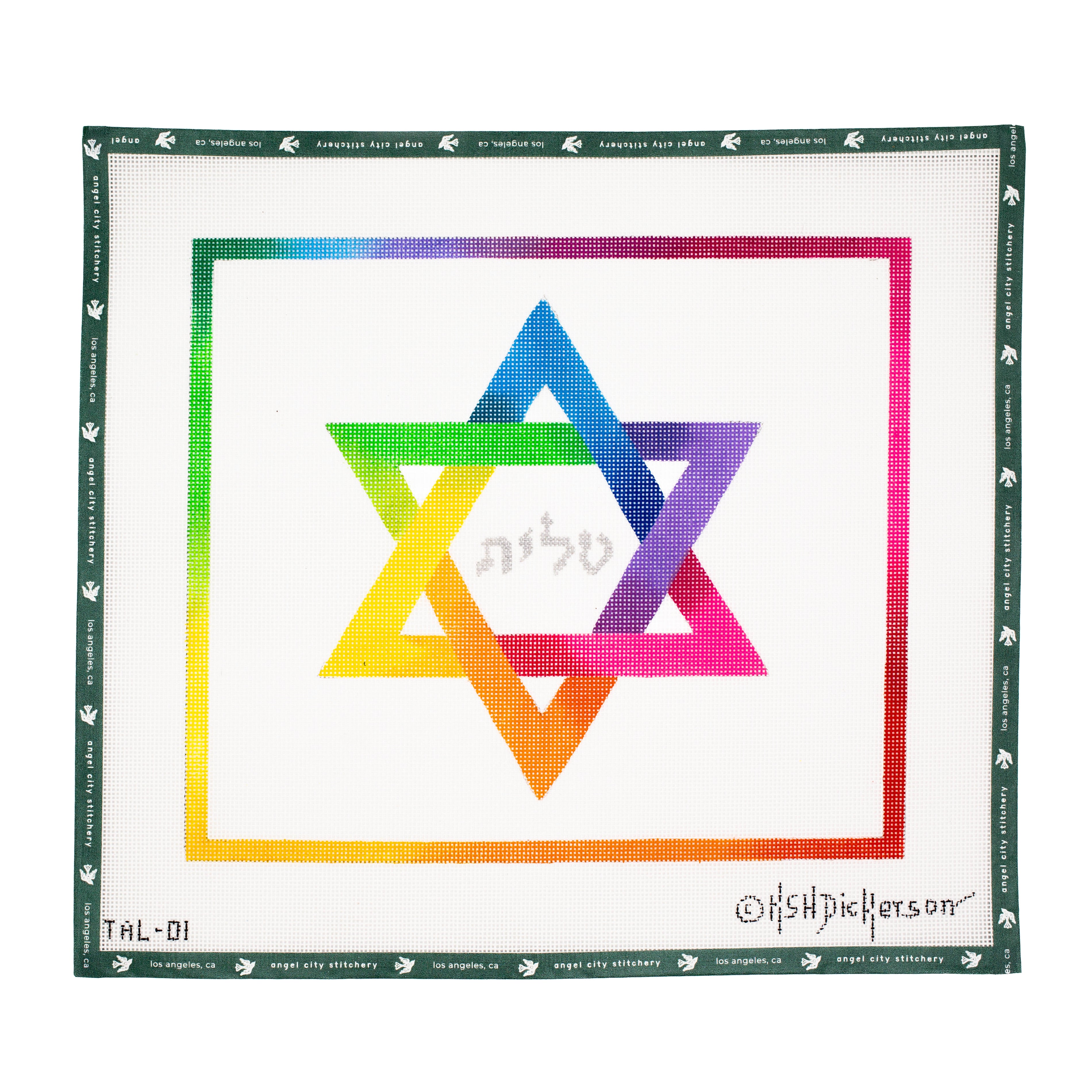 Tallis Bag (Rainbow Star of David)