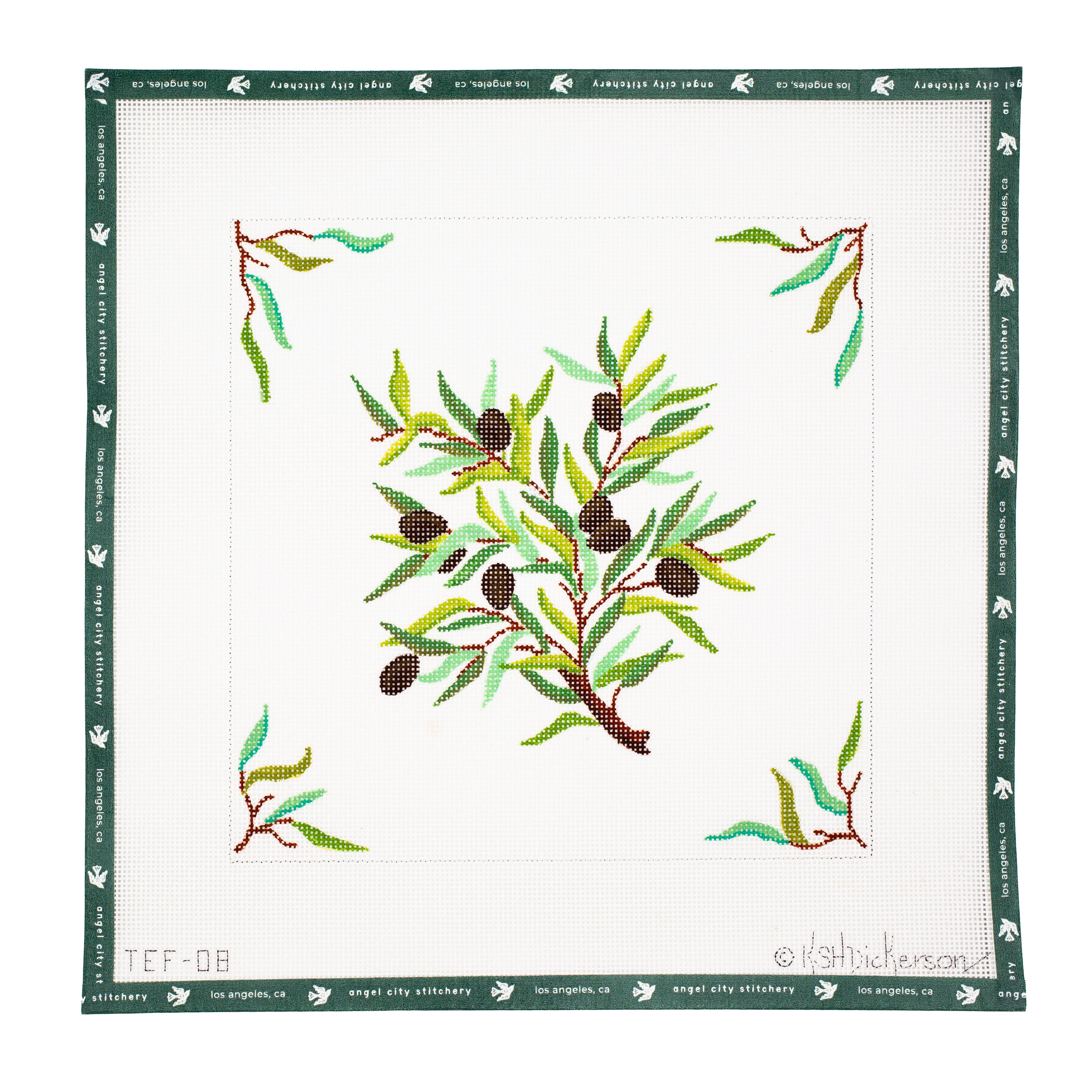 Tefillin Bag (White Dove w/ Olive Branch)