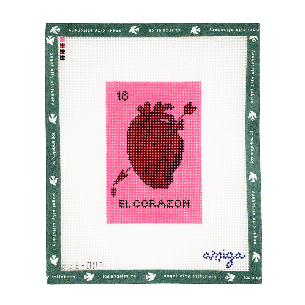 El Corazon Loteria Card