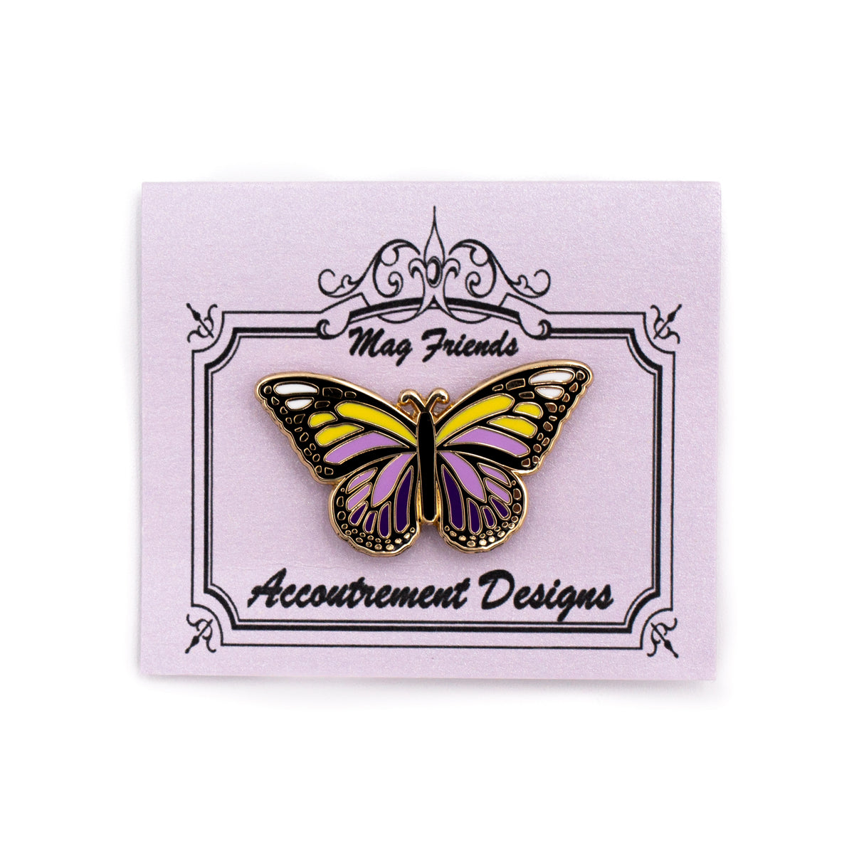 Lilac Butterfly Needle Minder