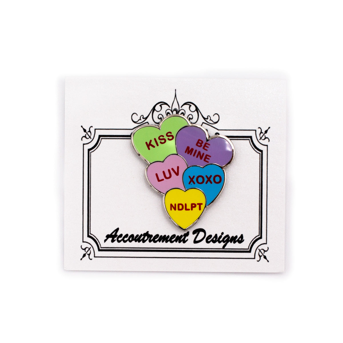 Valentine Candy Hearts Needle Minder