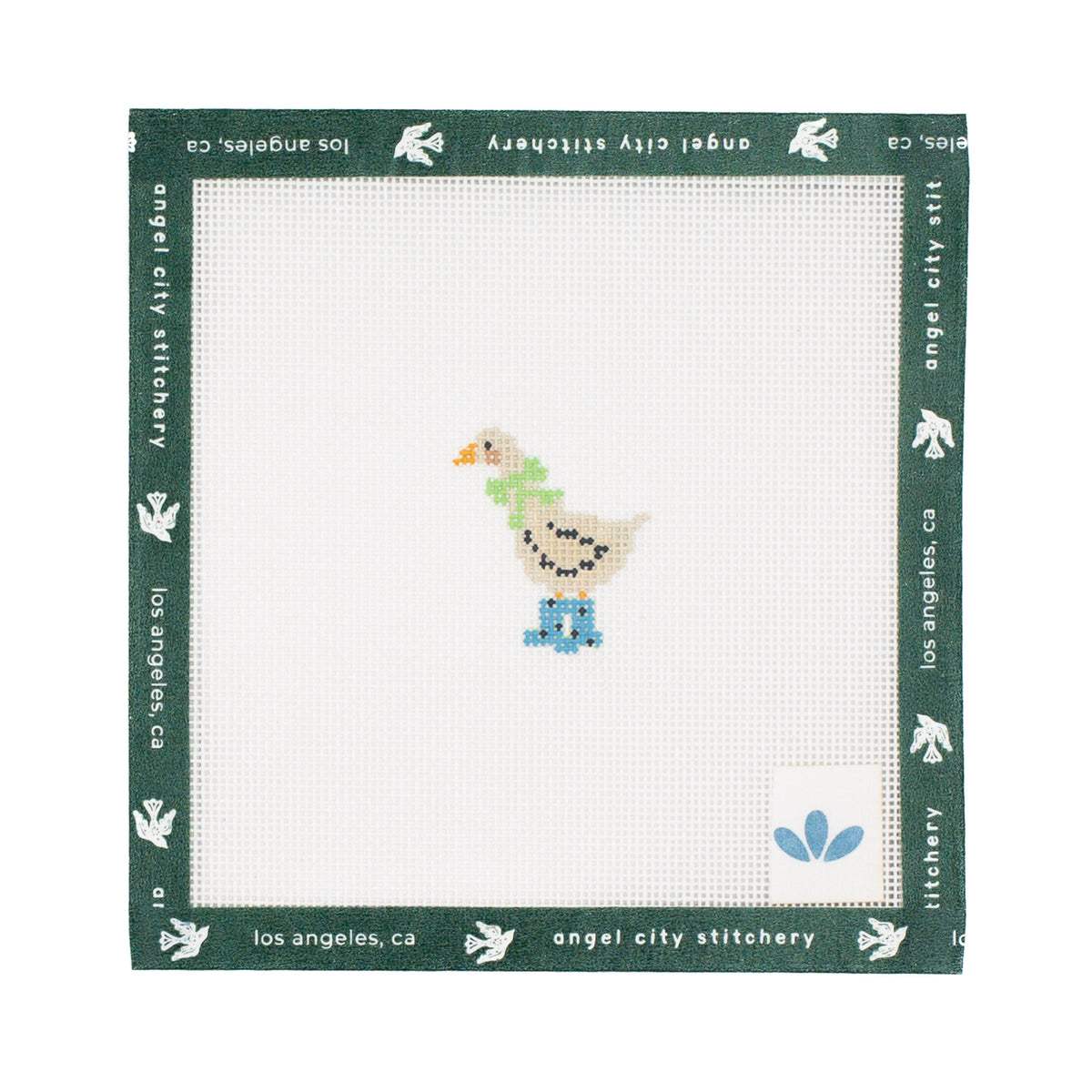 Mini Duck in Rainboots (Green)