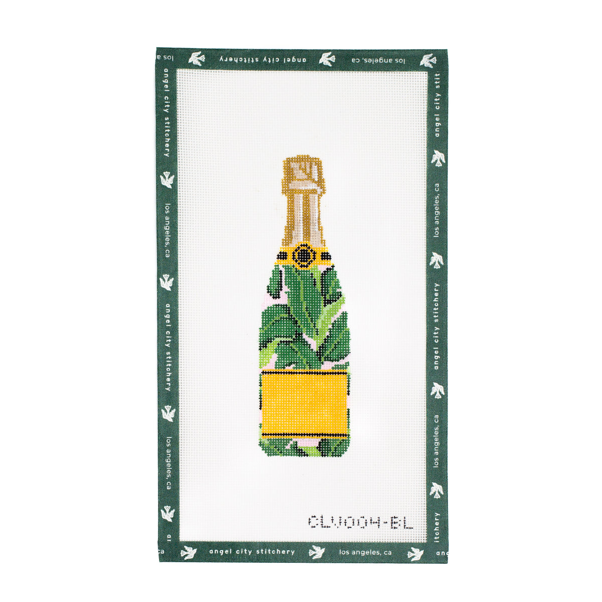 Green Floral Champagne