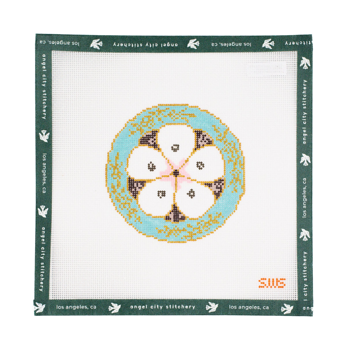 Turquoise Oyster Plate (18 Mesh)