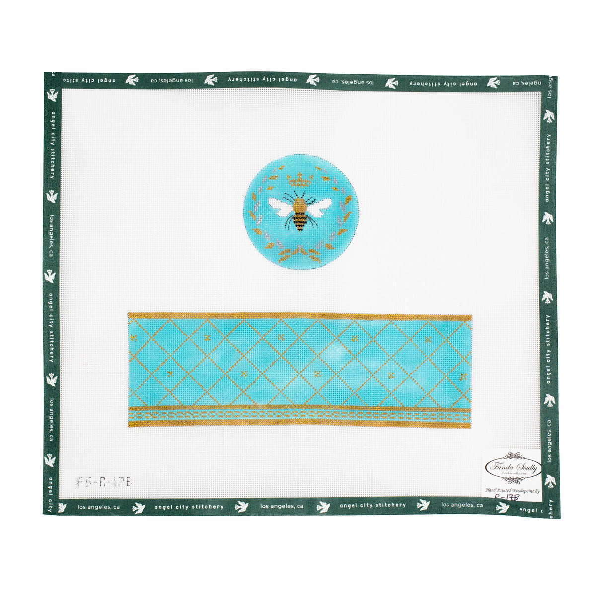 Queen Bee (Blue) Round Box