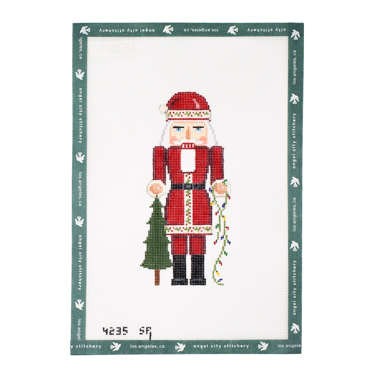 Nutcracker Santa with Tree