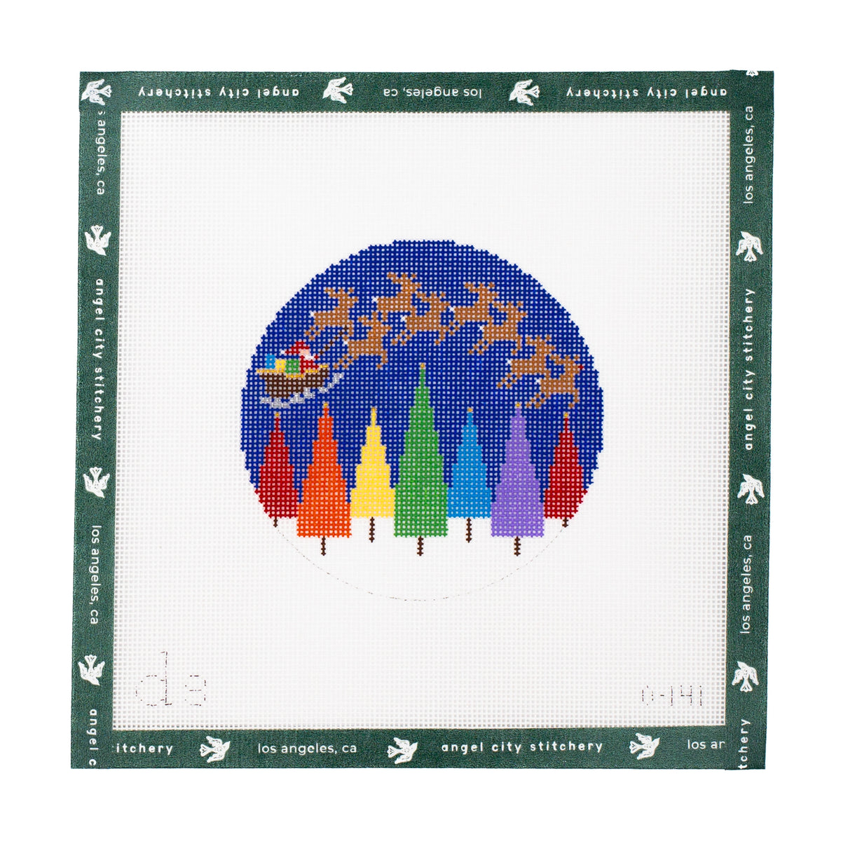 Rainbow Trees Round