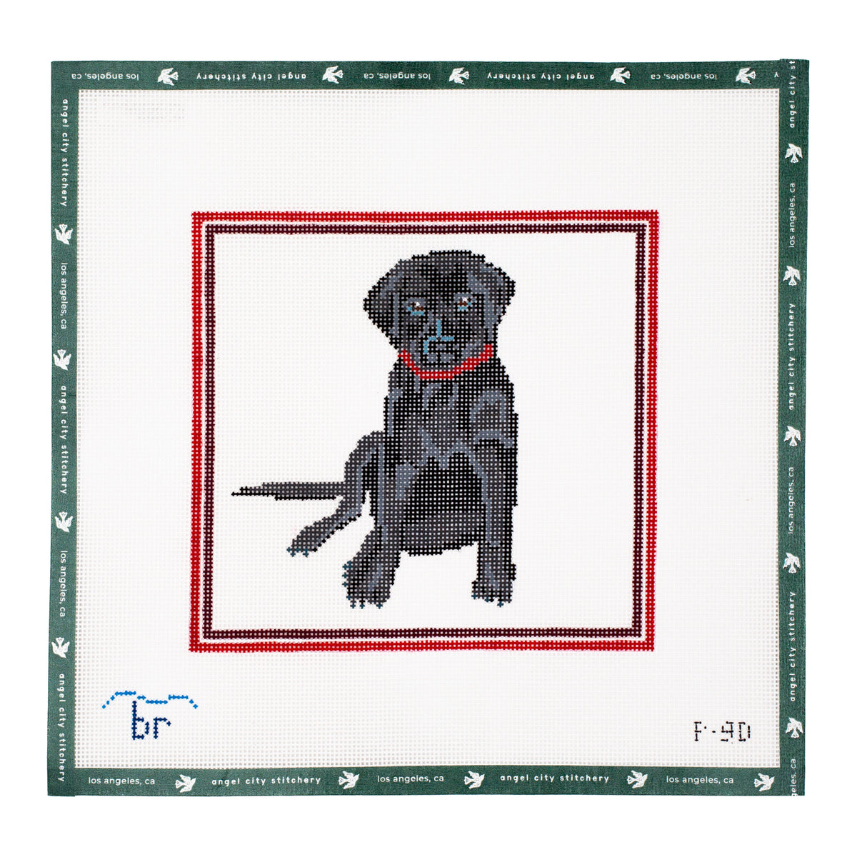 Black Lab (Red Frame)