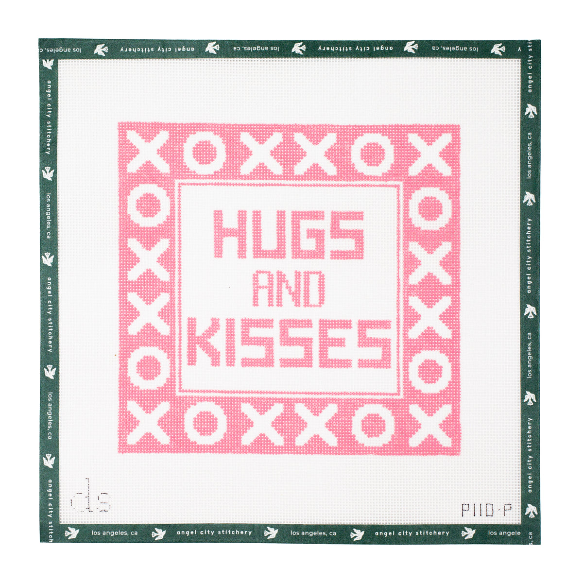 Hugs & Kisses Pillow (Pink)