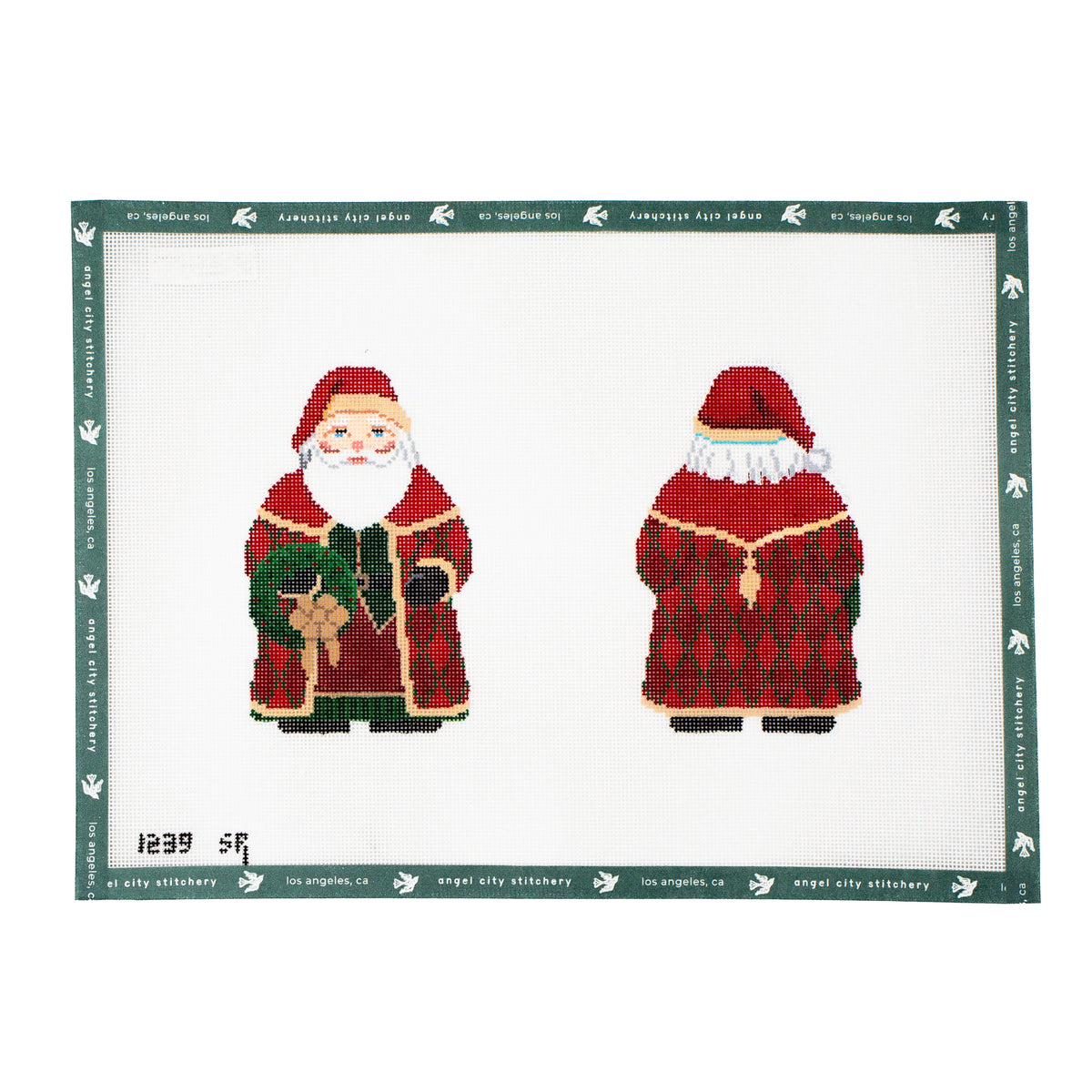 Santa with Wreath (2-Sided)