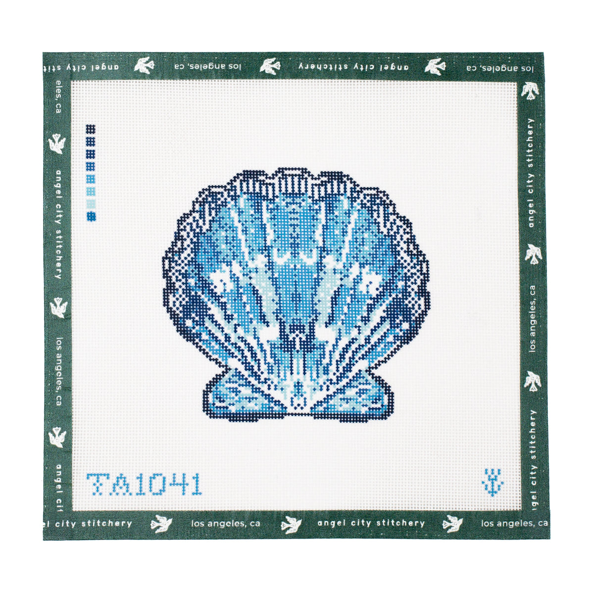 Scallop Ornament (Blue)