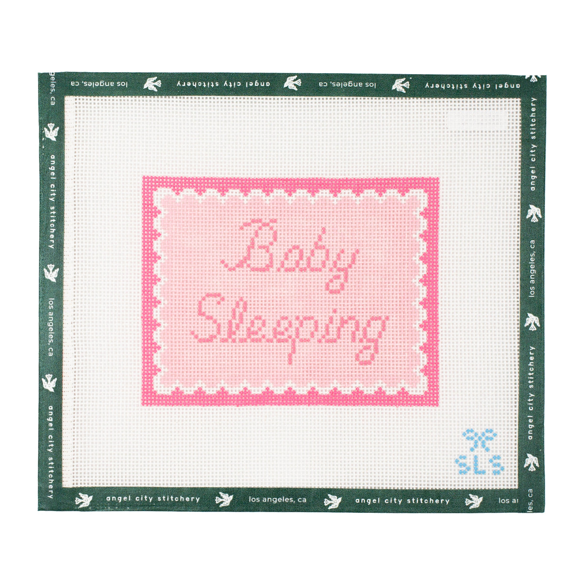 Baby Sleeping Pink Scallops