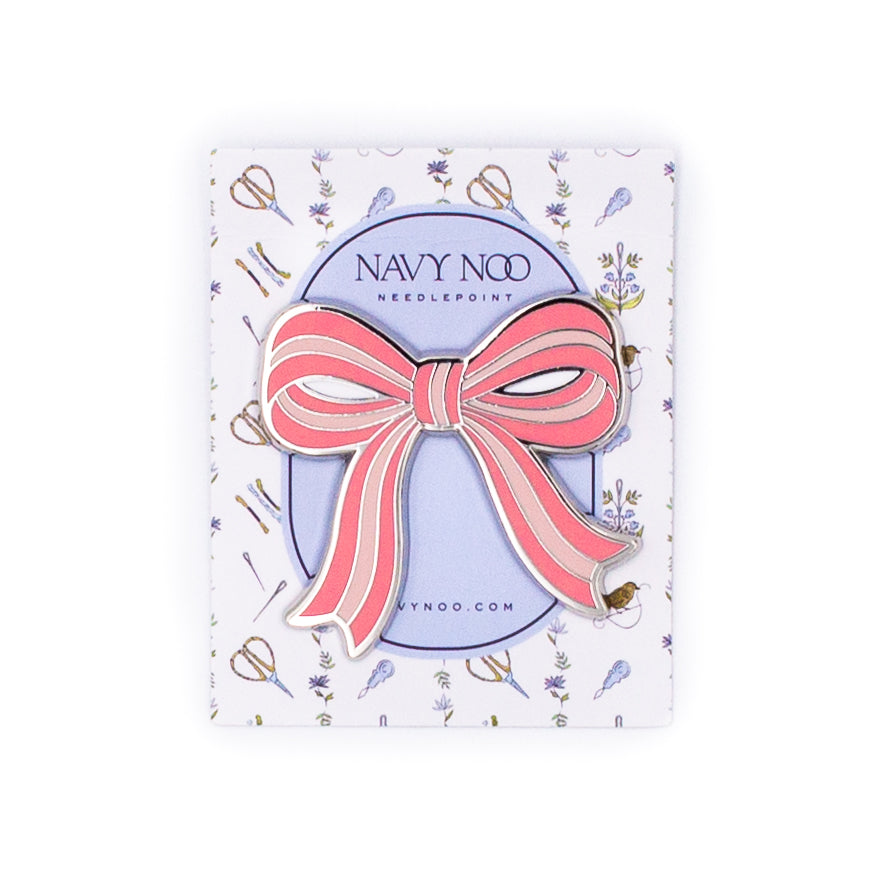 Pink Bow Needle Minder