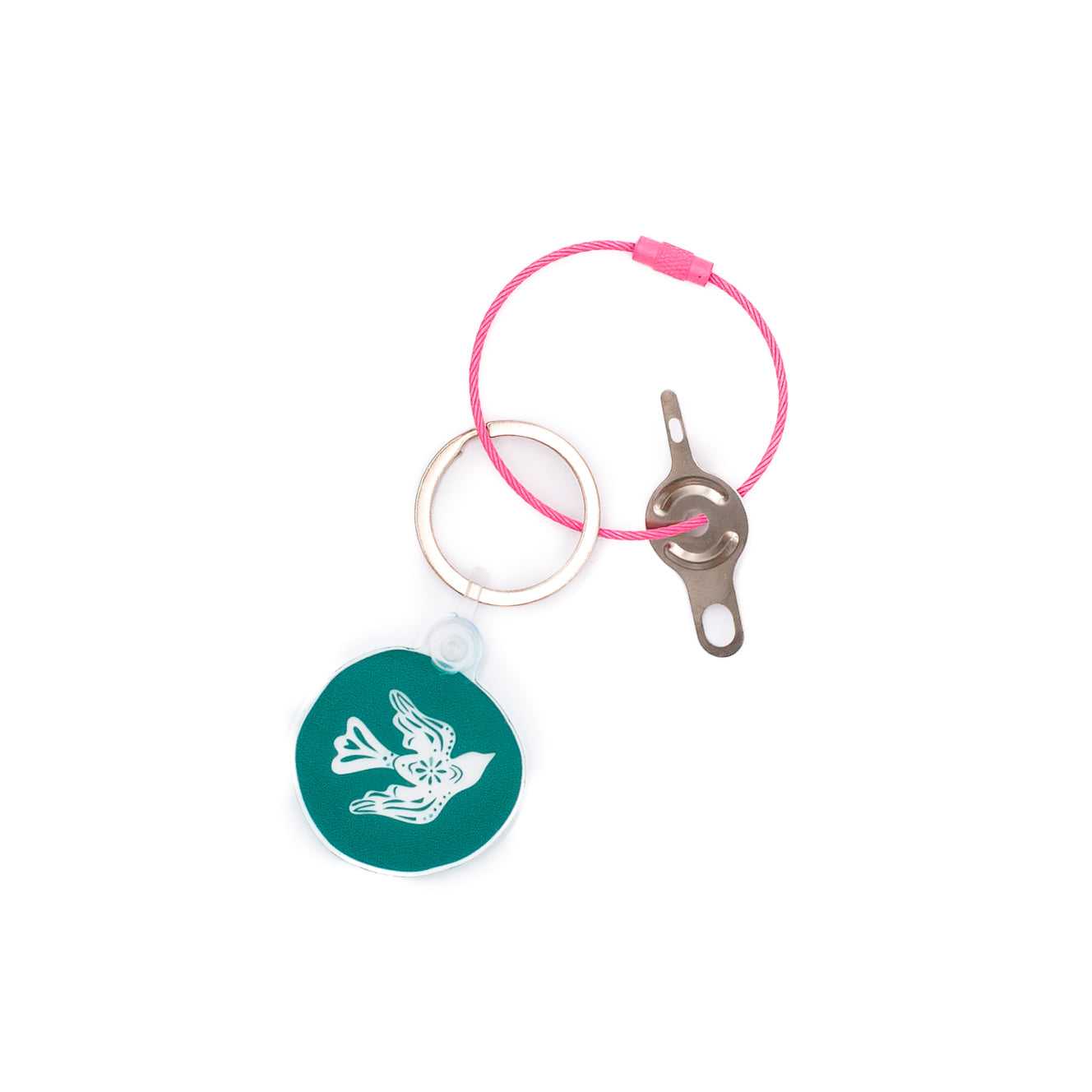 Angel City Stitchery Keychain & Needle Threader