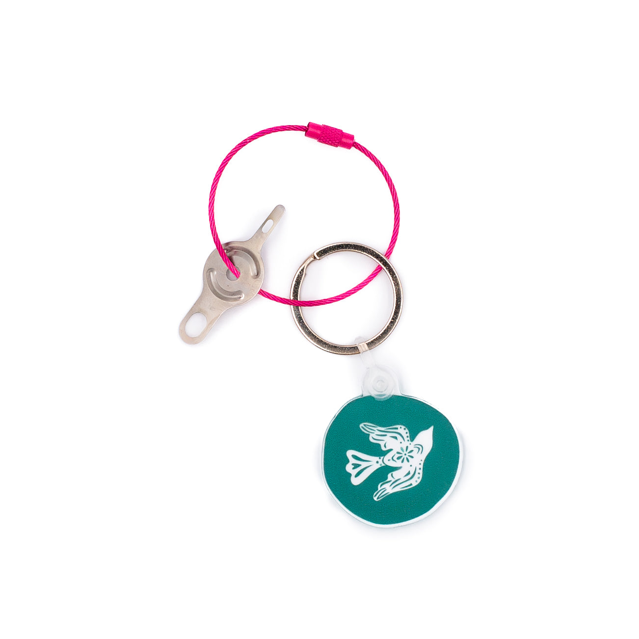 Angel City Stitchery Keychain & Needle Threader
