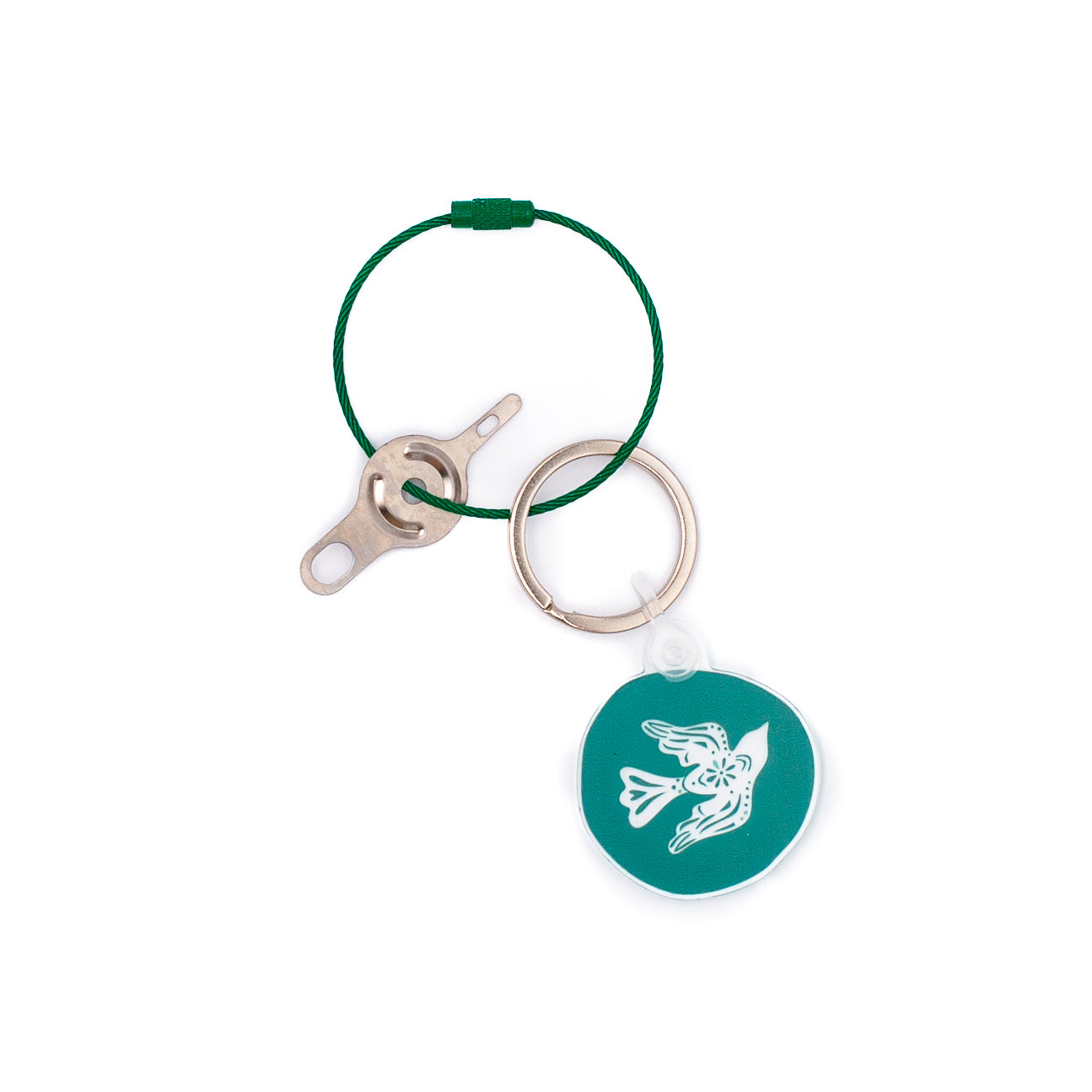 Angel City Stitchery Keychain & Needle Threader