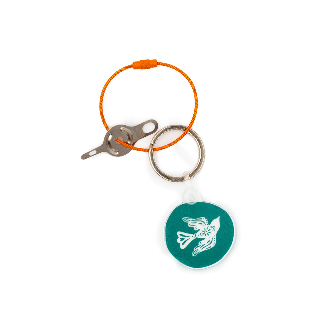 Angel City Stitchery Keychain & Needle Threader