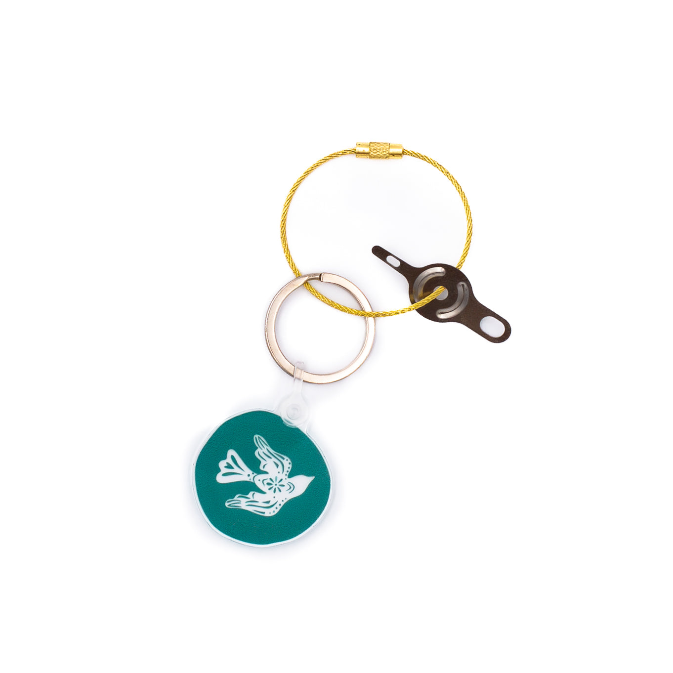 Angel City Stitchery Keychain & Needle Threader