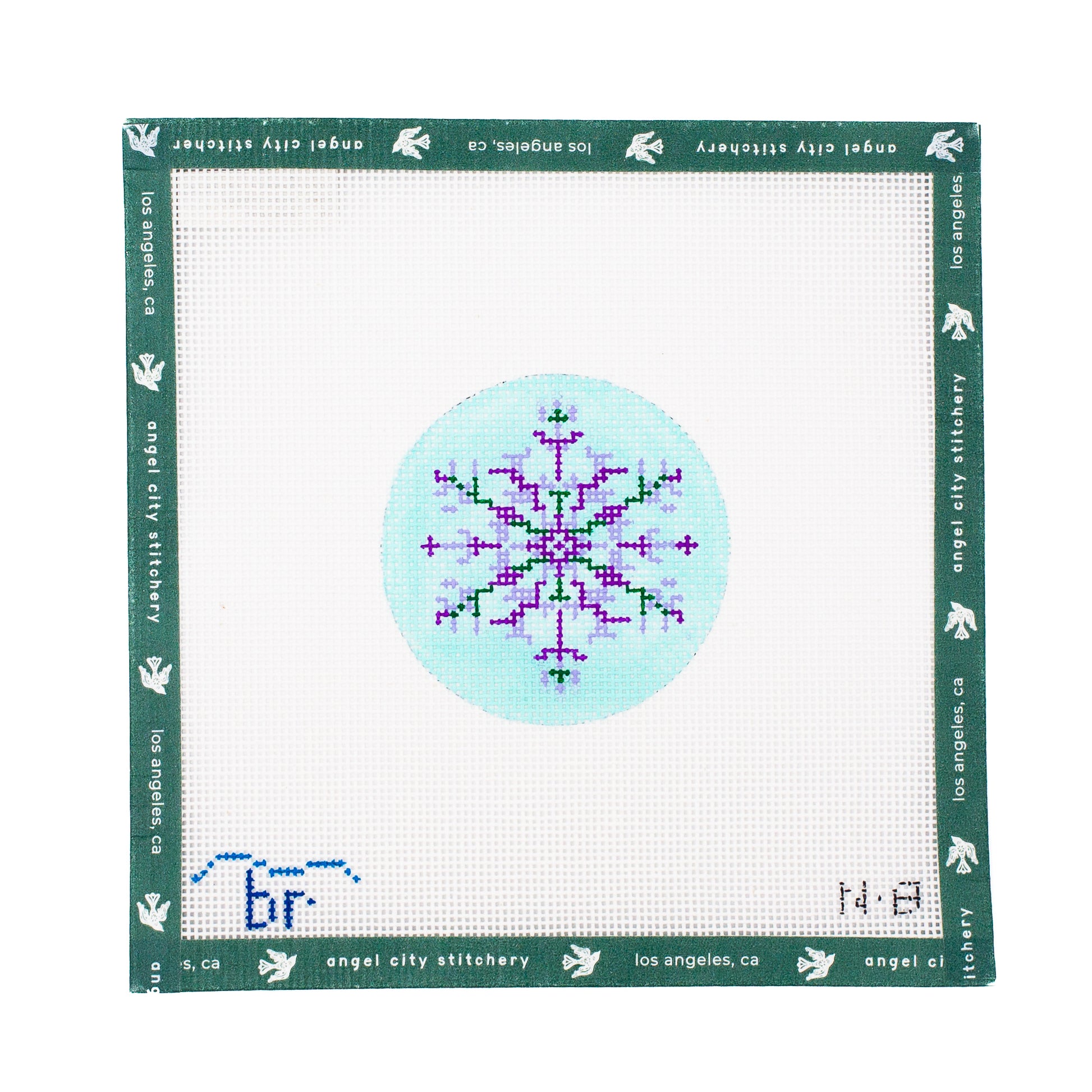 Nordic Snowflake (Purple/Aqua)