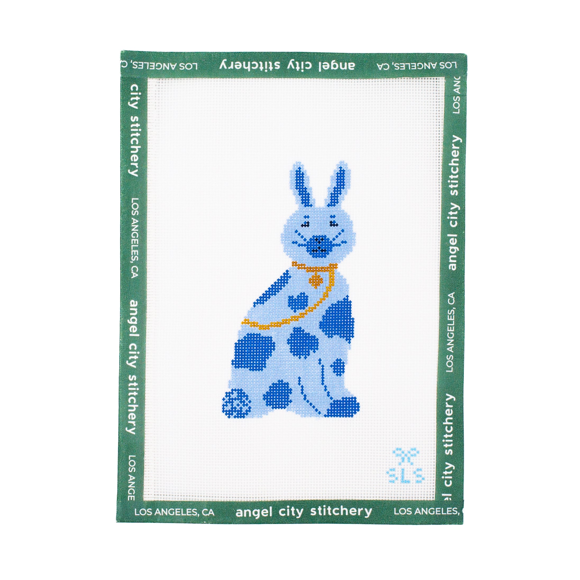 Chinoiserie Bunny Blue on Blue