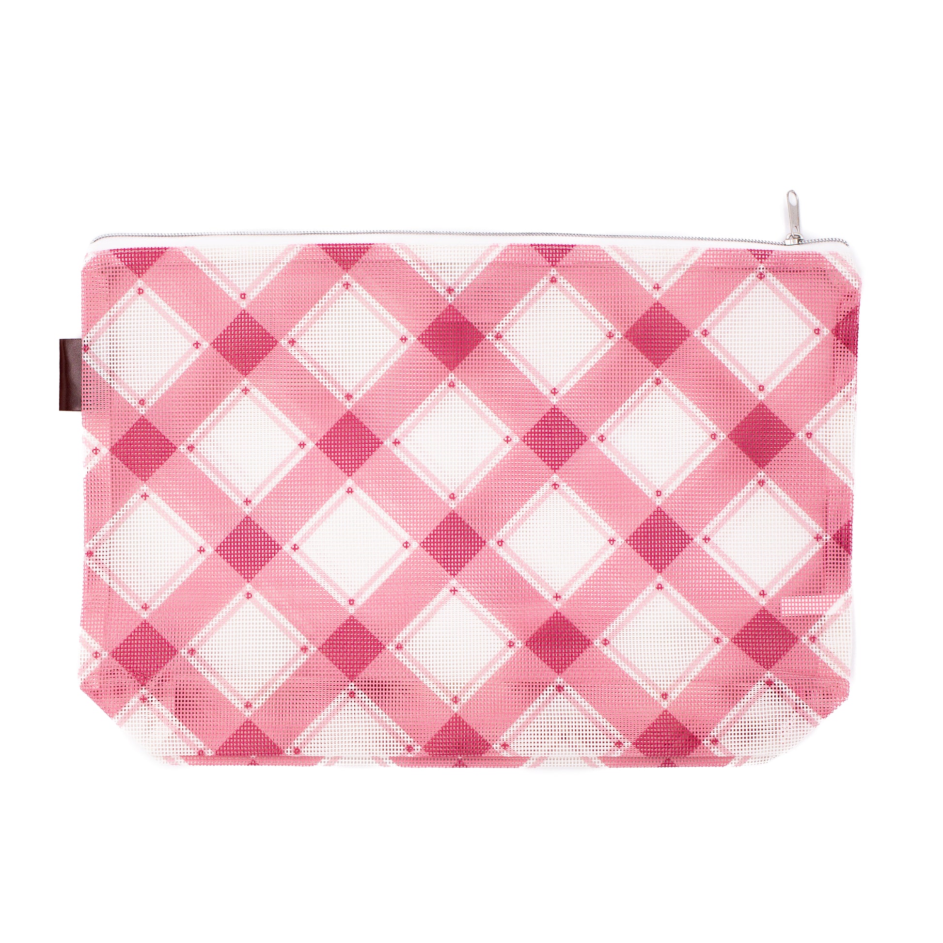 Large Plaid Project Bag