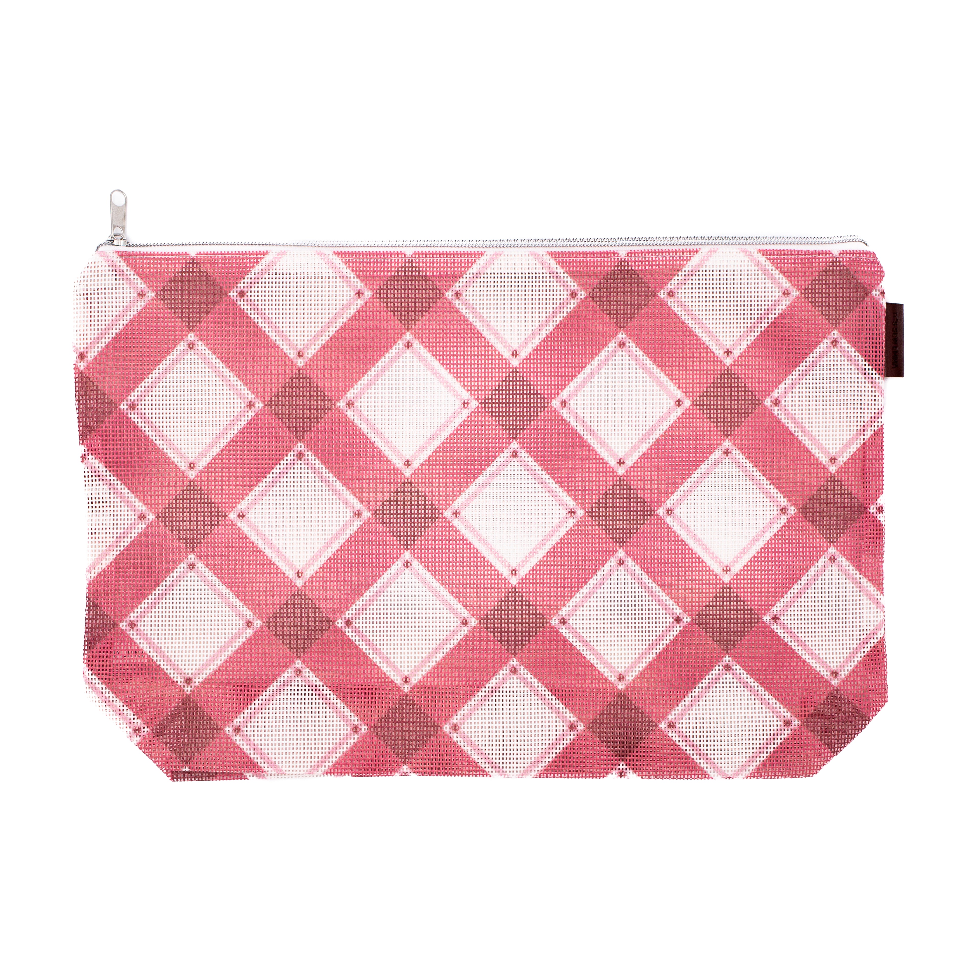 Large Plaid Project Bag