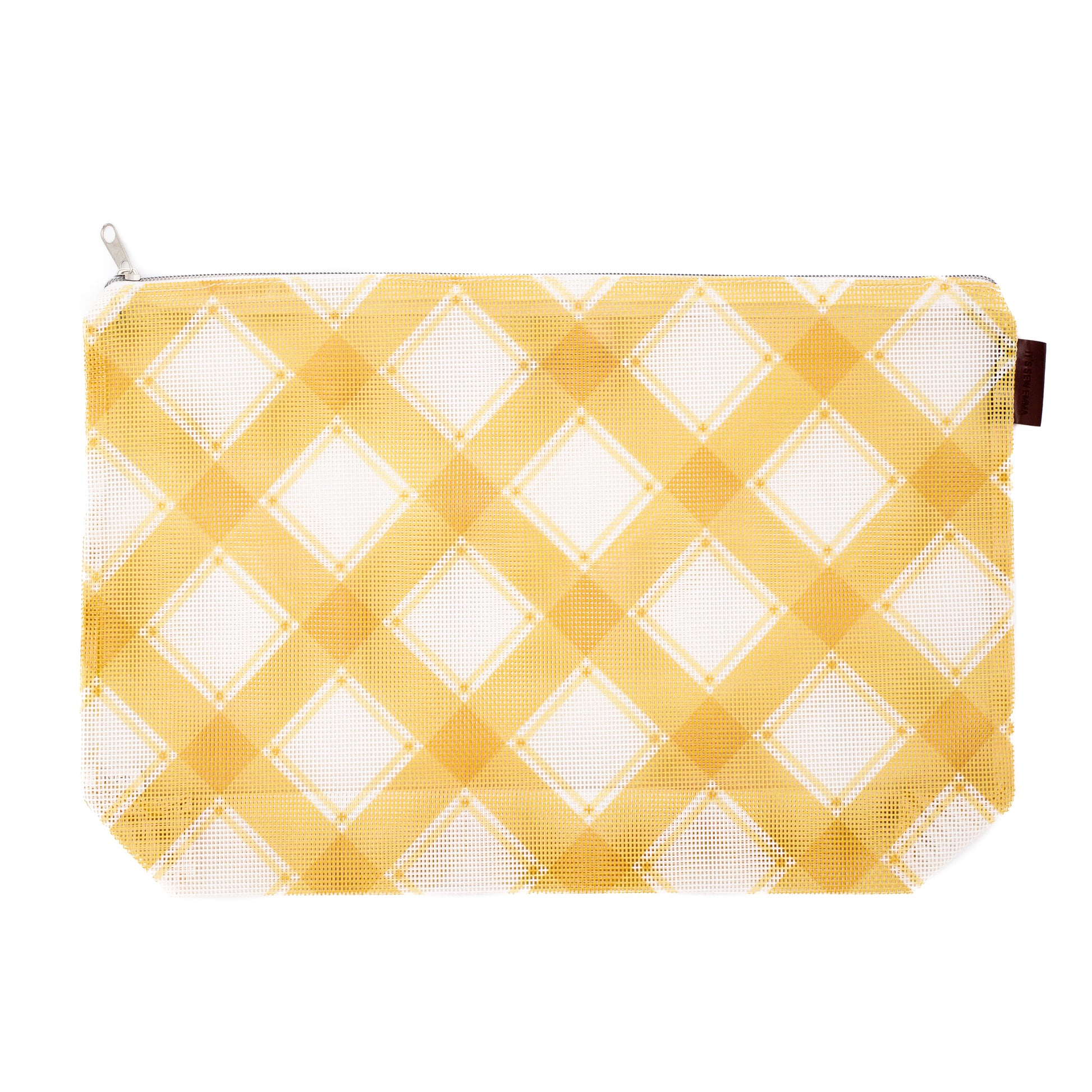 Large Plaid Project Bag