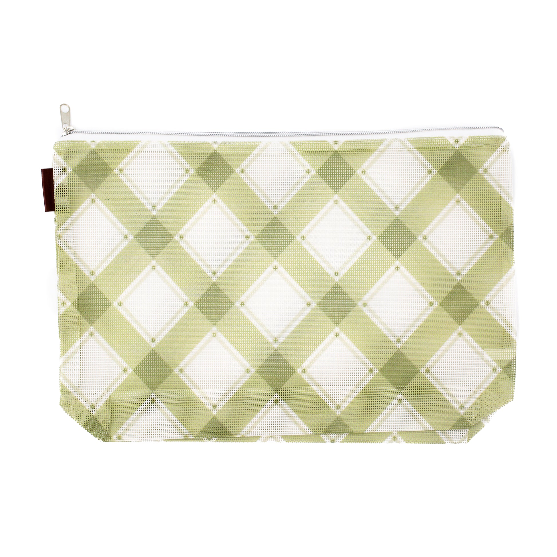 Large Plaid Project Bag