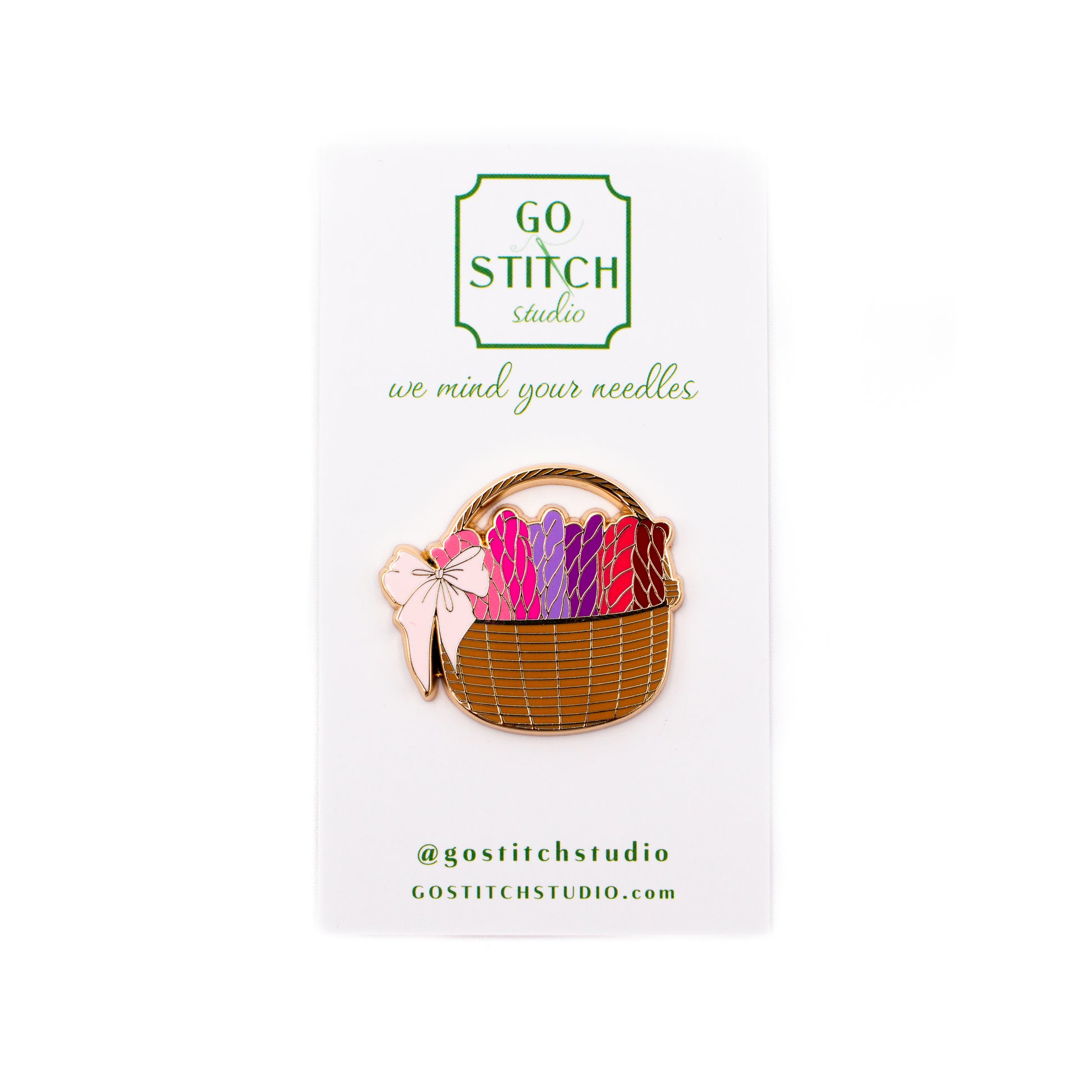 Needlepoint Basket Needle Minder
