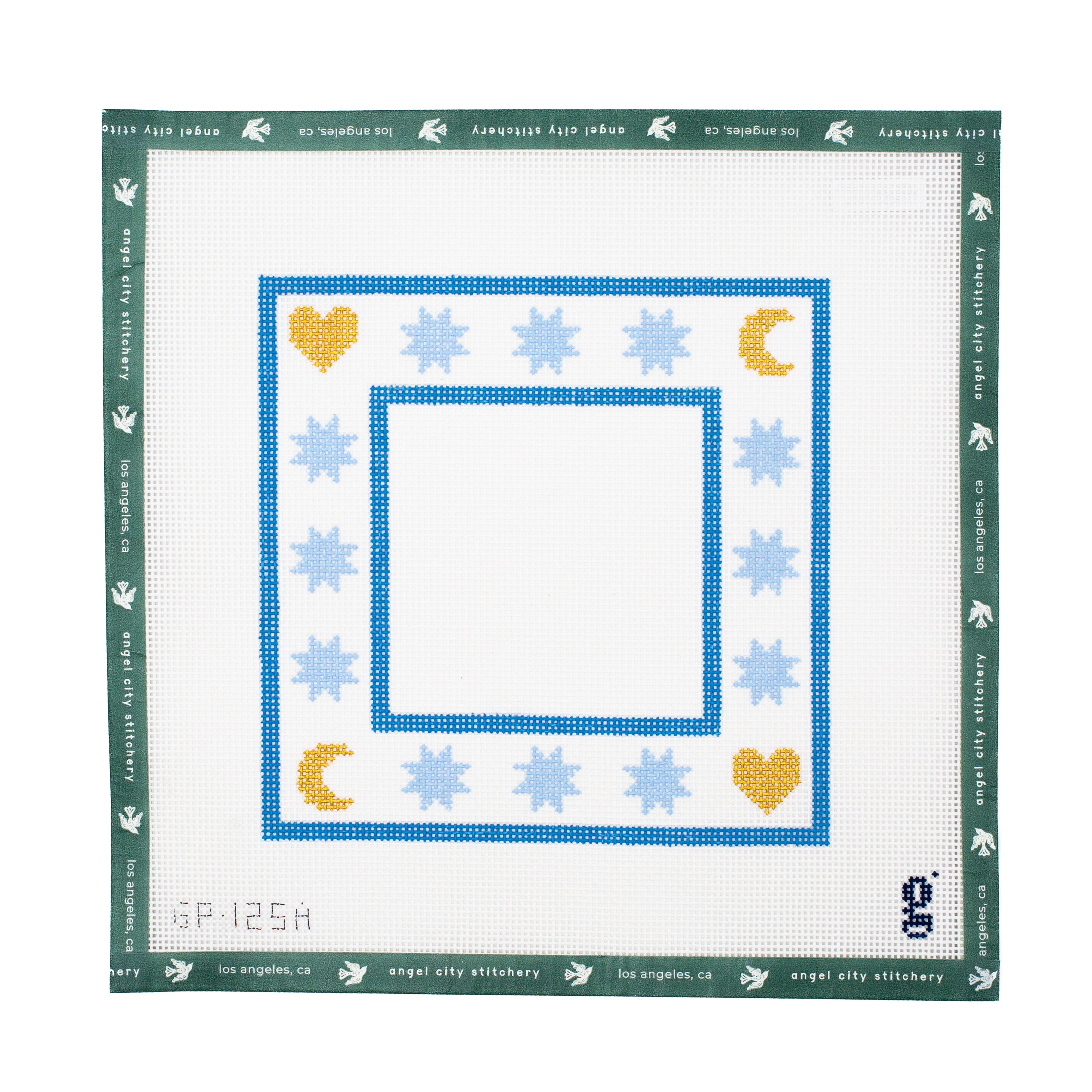 Moon & Stars Frame (White & Blue)
