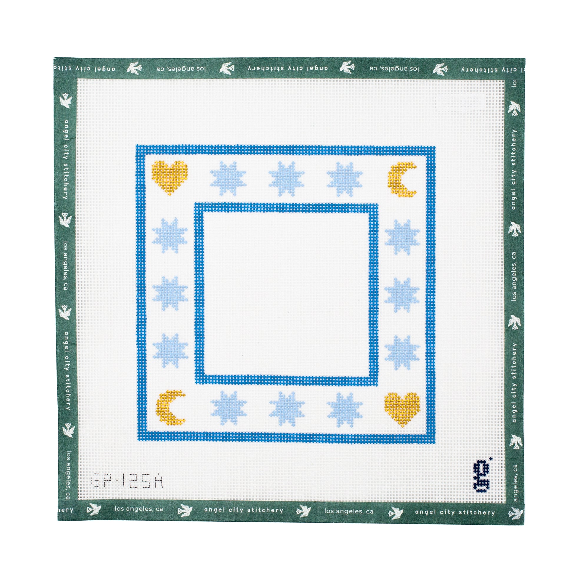 Moon & Stars Frame (White & Blue)