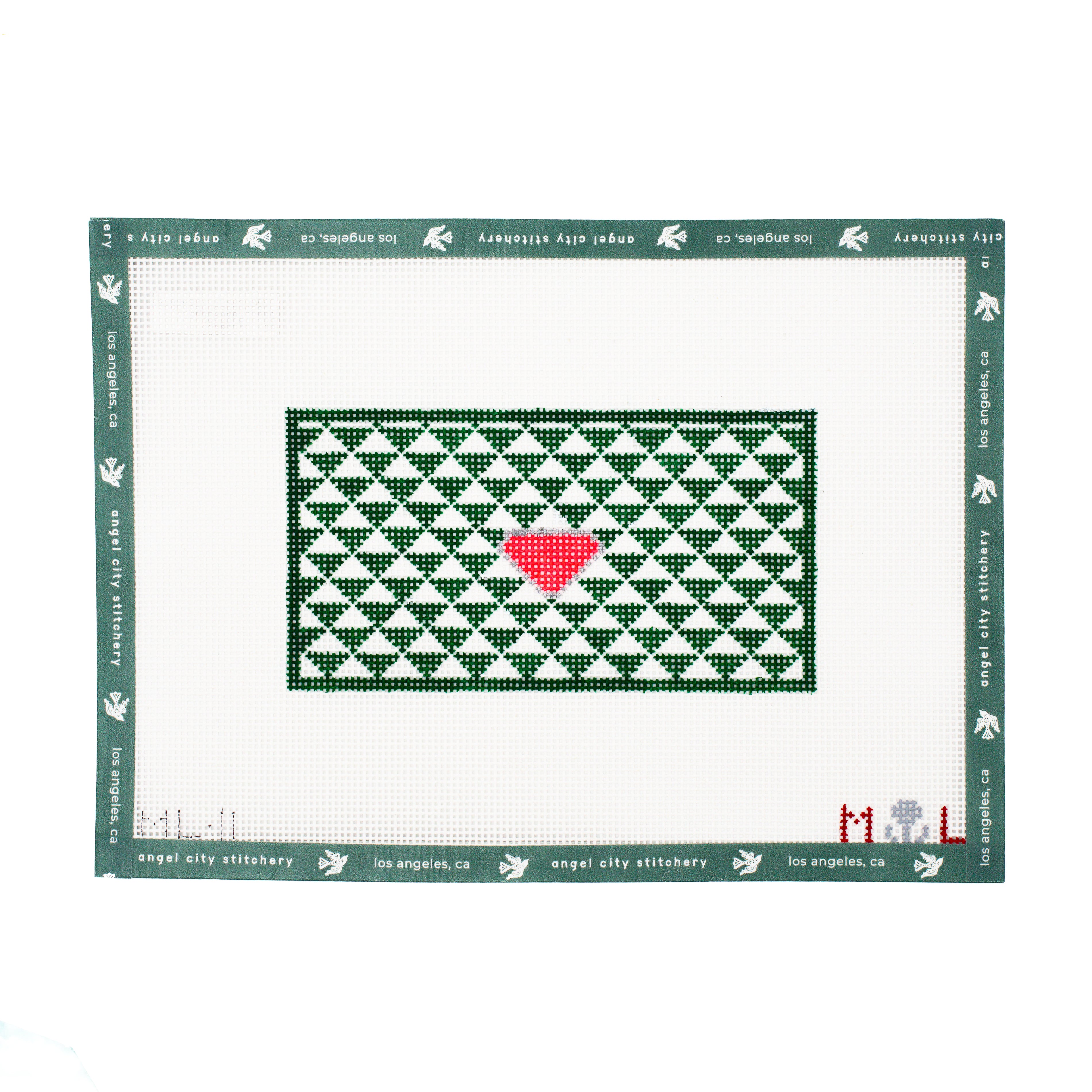 Green & Pink Triangle Insert