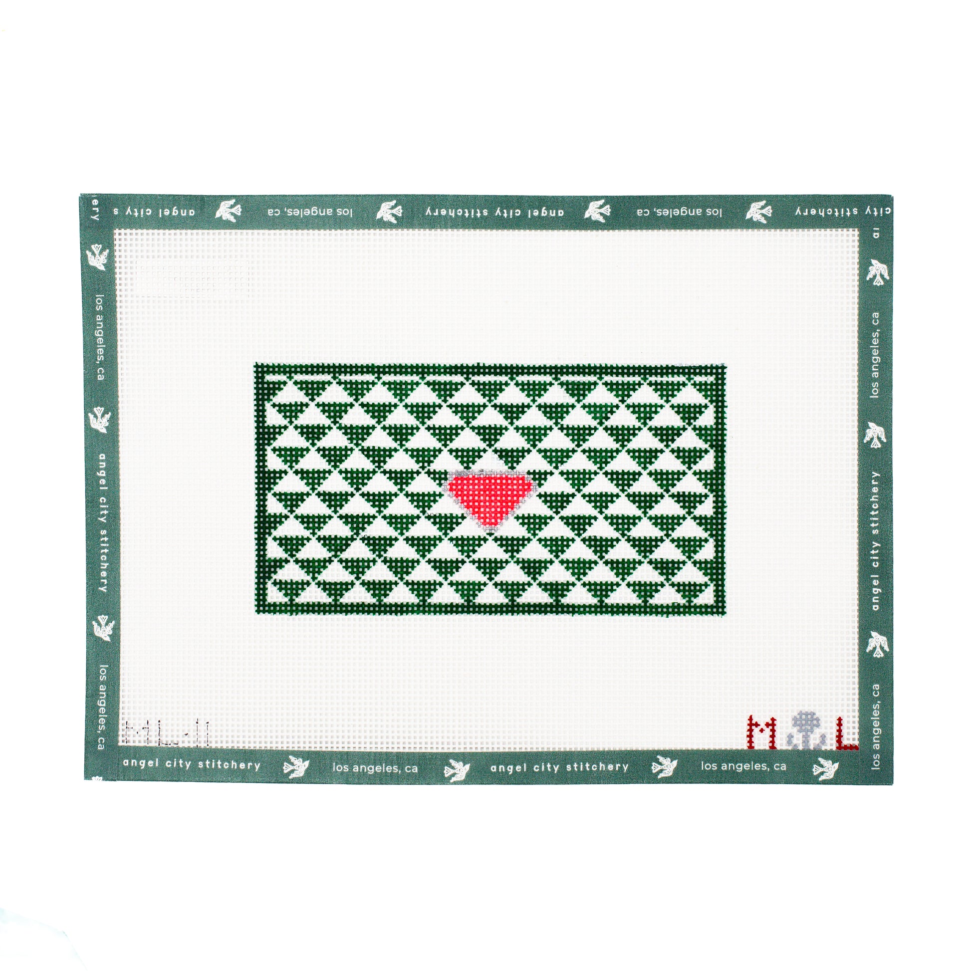 Green & Pink Triangle Insert