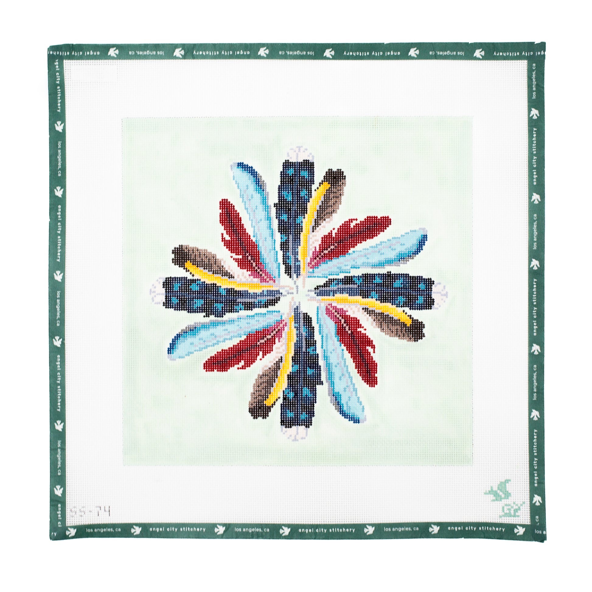 Backyard Feathers Pillow