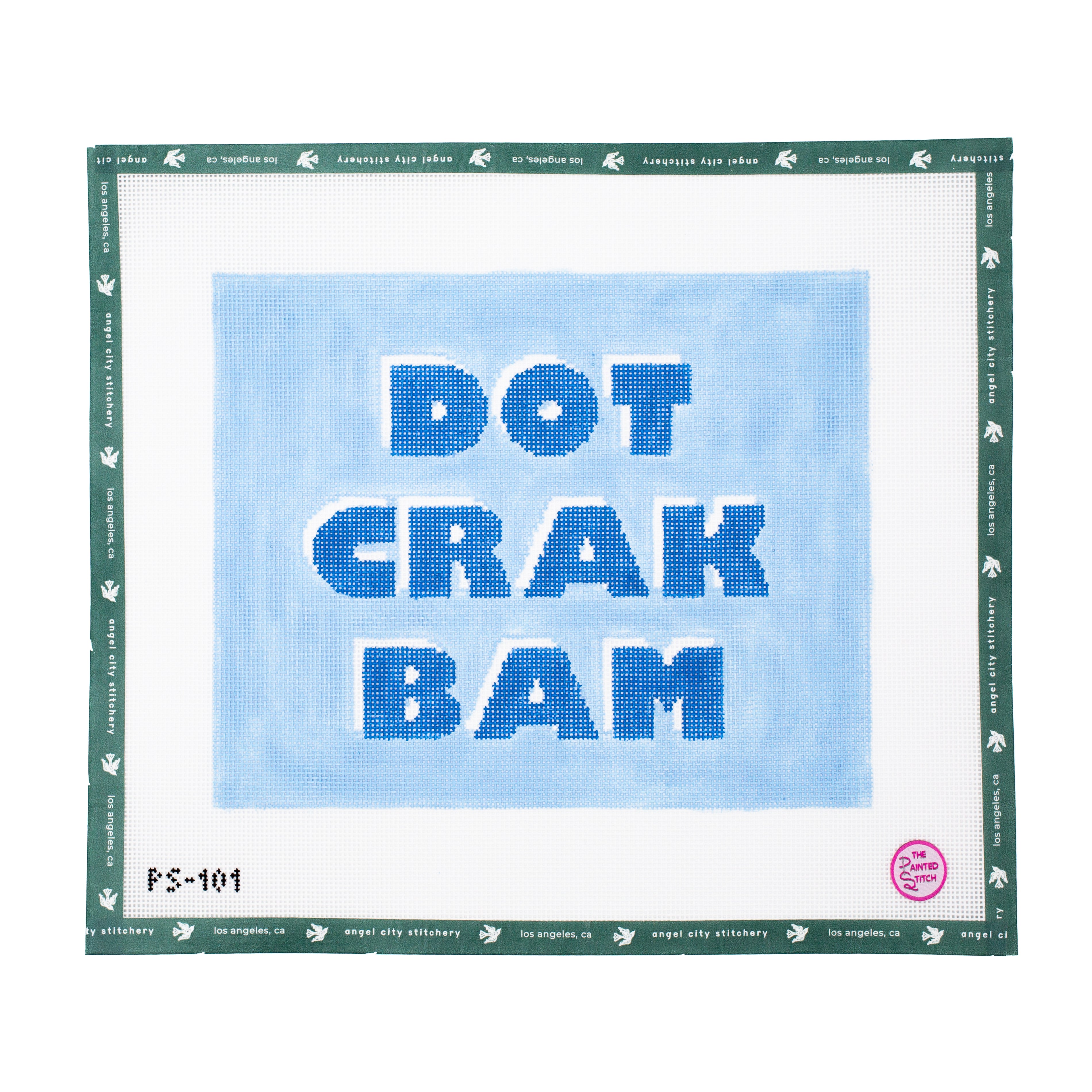 Dot Crak Bam Mahjong Tile Pouch (Blue)