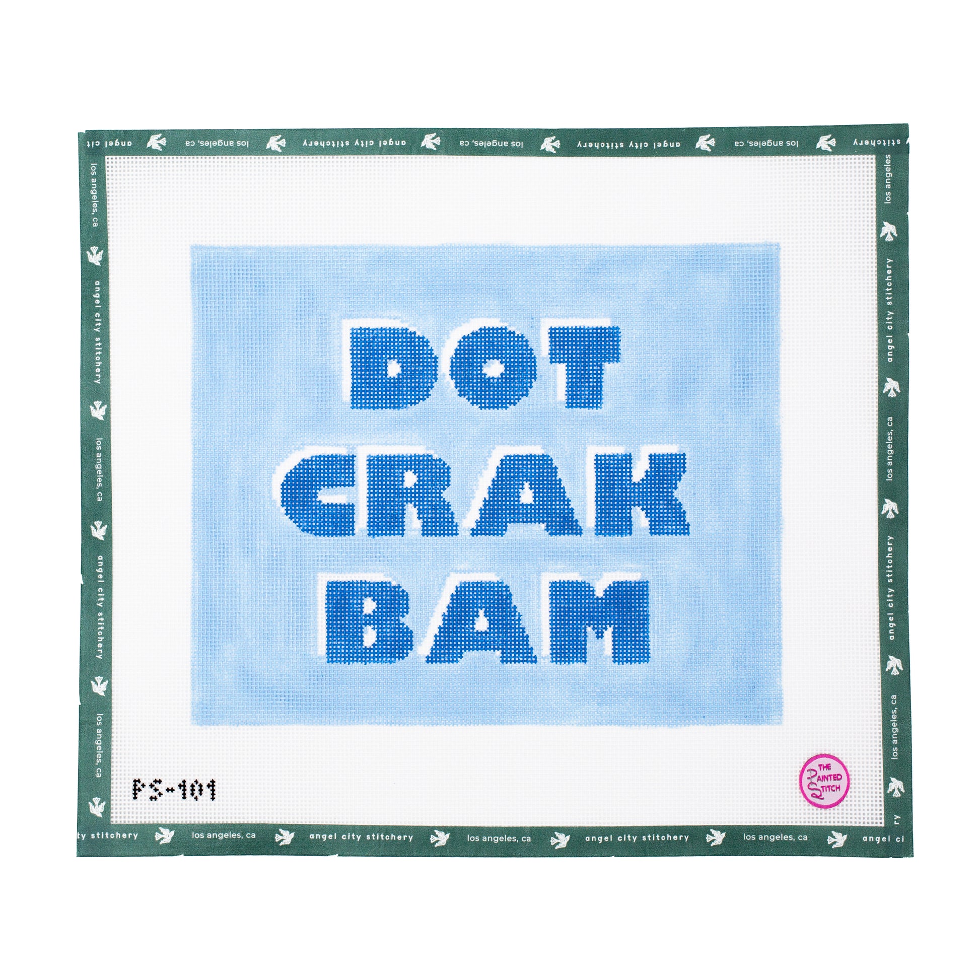 Dot Crak Bam Mahjong Tile Pouch (Blue)
