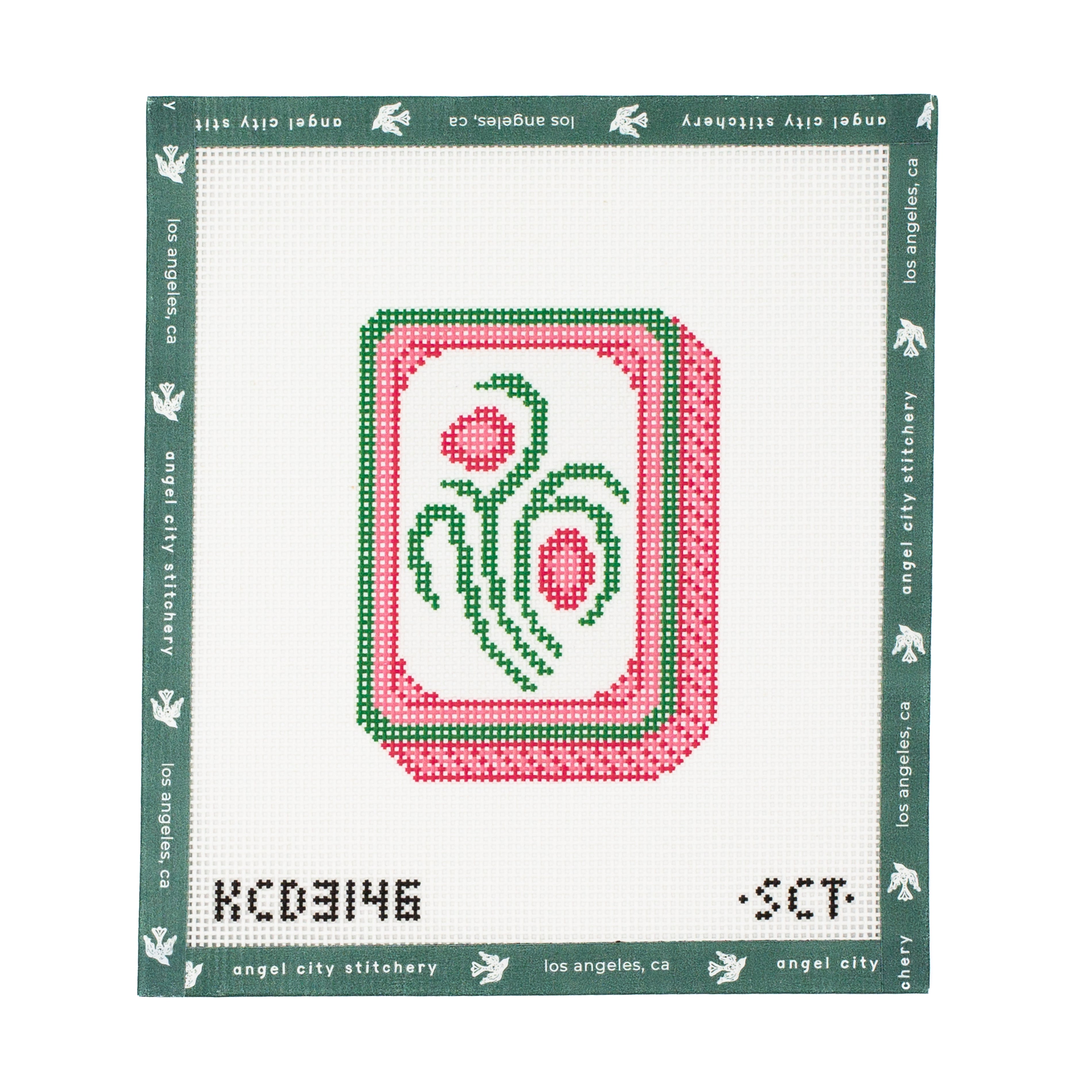 Pink Mahjong Flower Tile