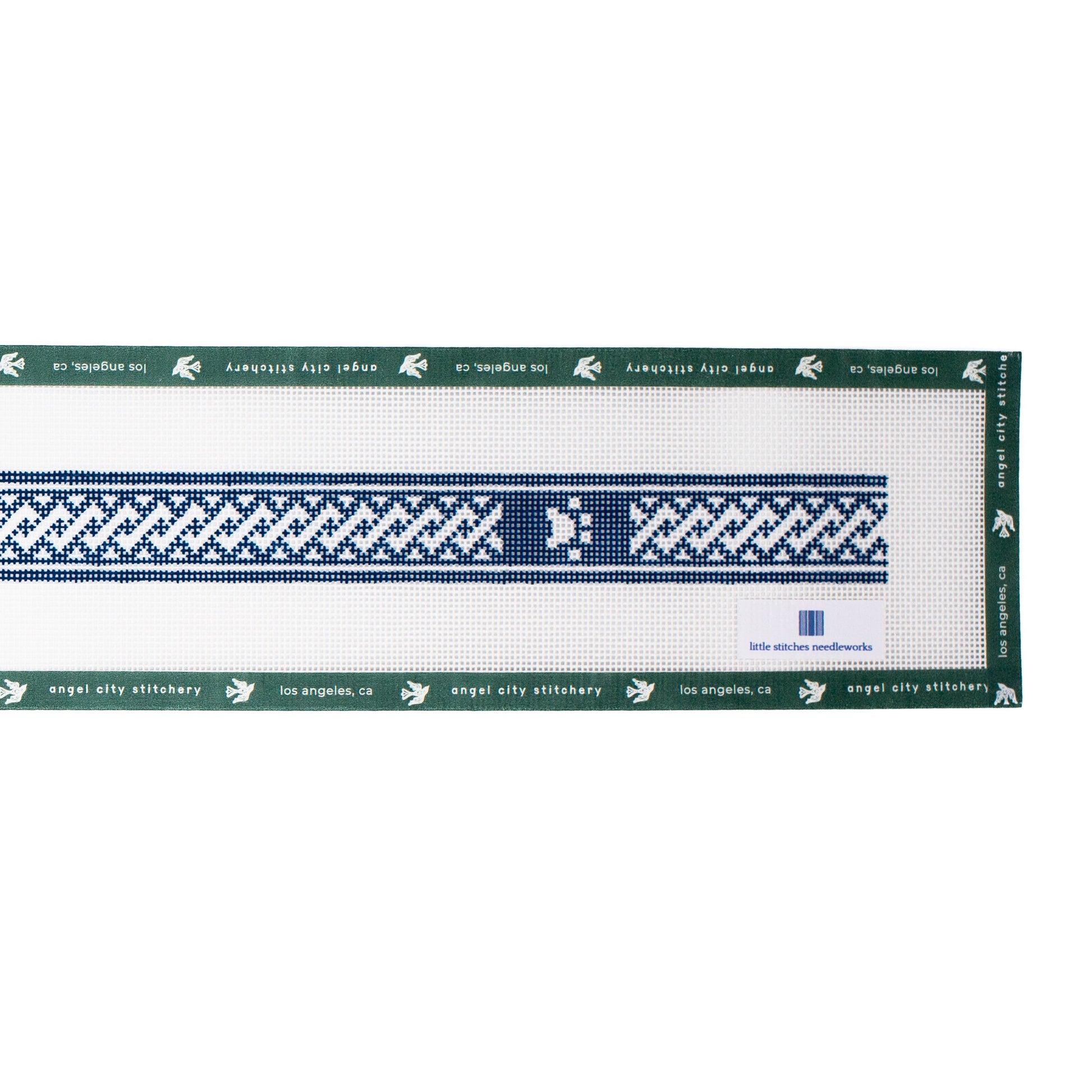 Greek Key Dog Collar Little Dog (14 Mesh)