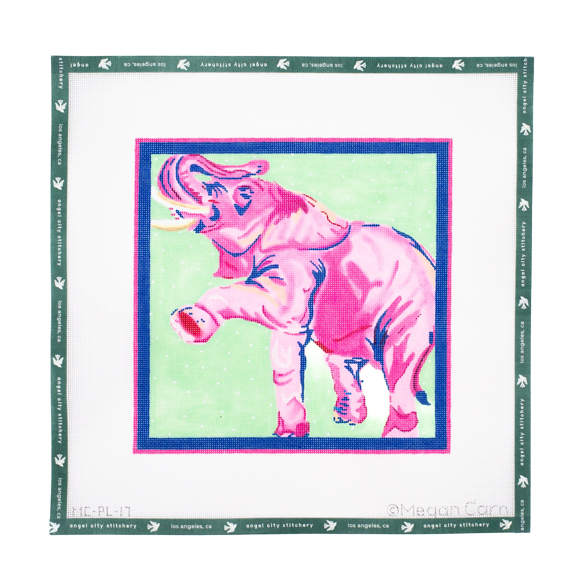 Prancing Elephant (Pinks, Blues & Greens)