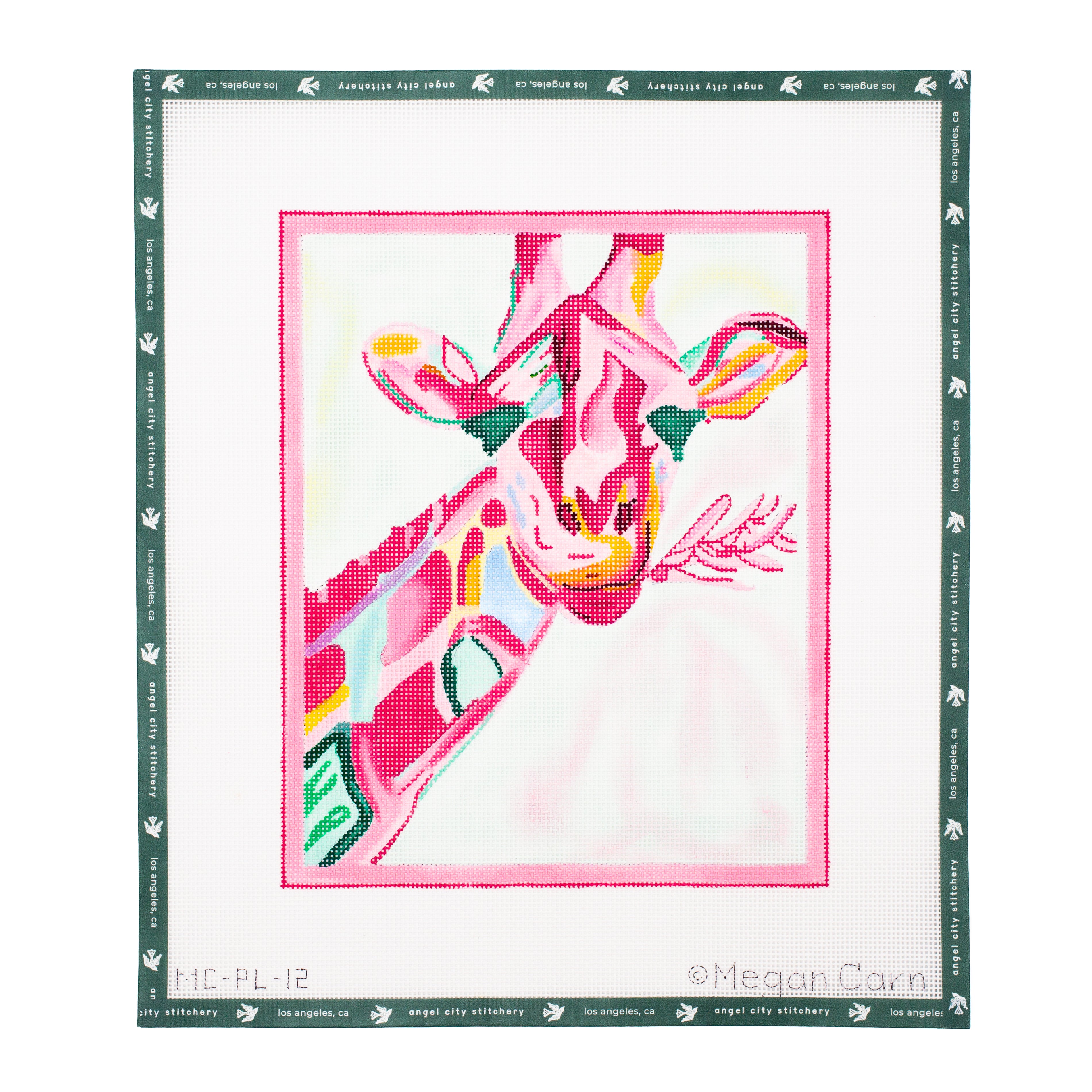 Giraffe (Pinks, Greens & Blues)