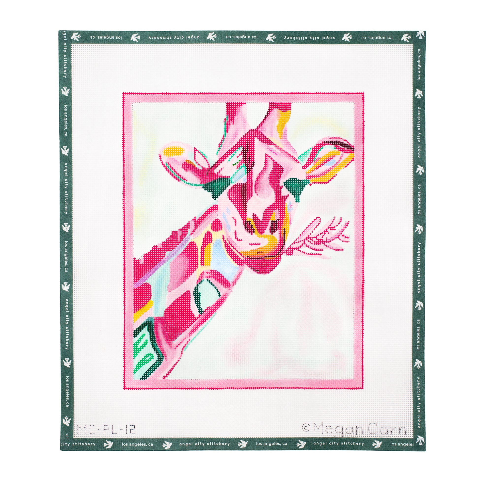 Giraffe (Pinks, Greens & Blues)