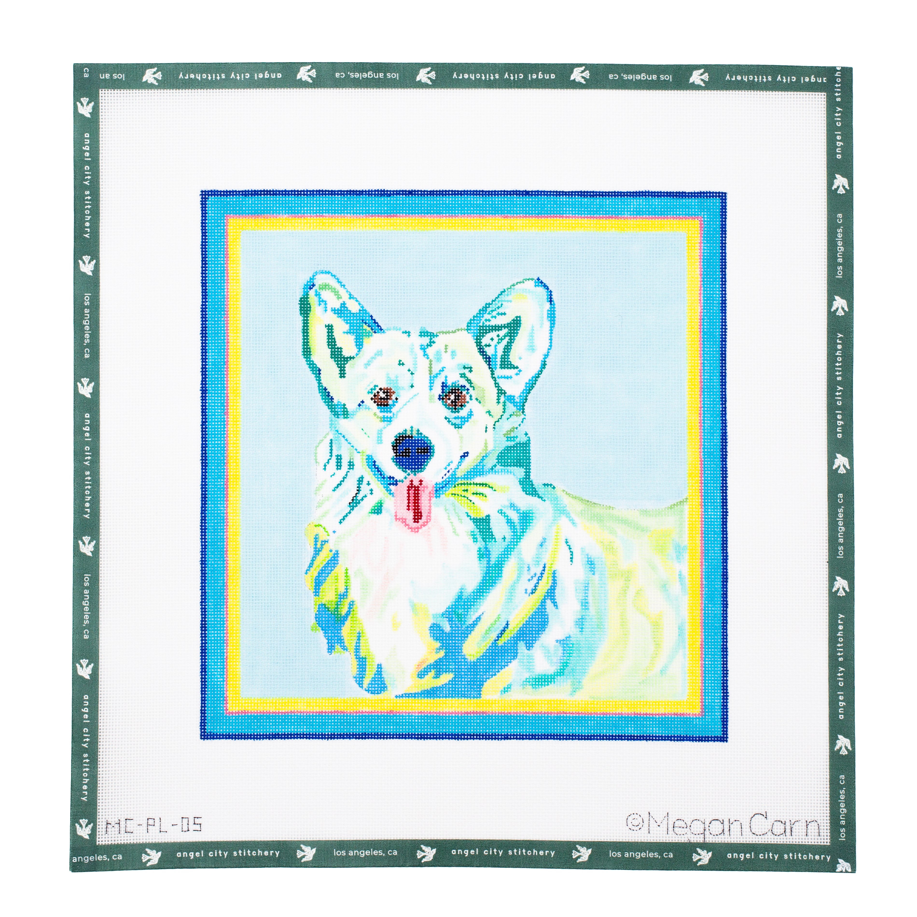 Welsh Corgi (Blues, Pinks, & Greens)