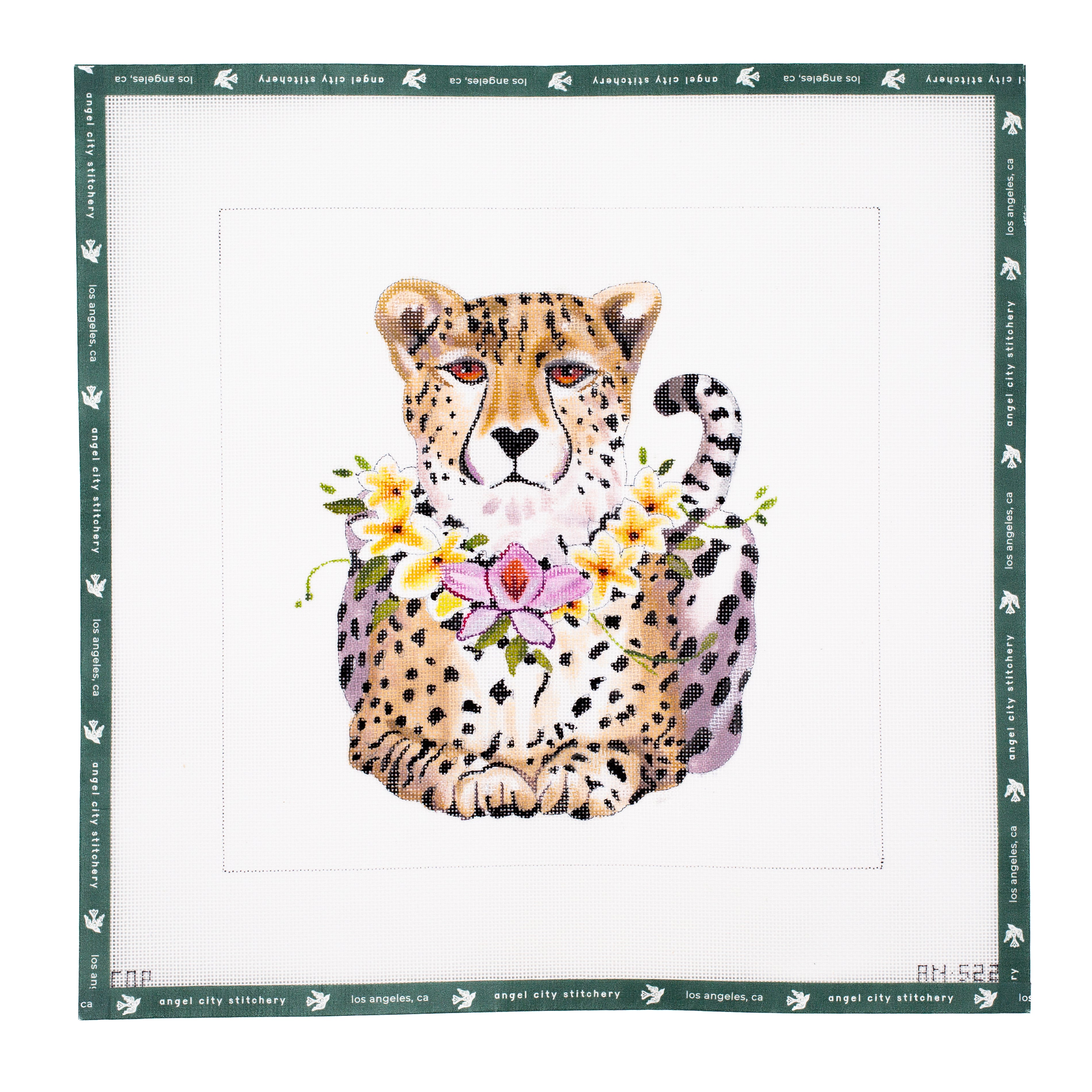Cheetah with Flowers (AN522)