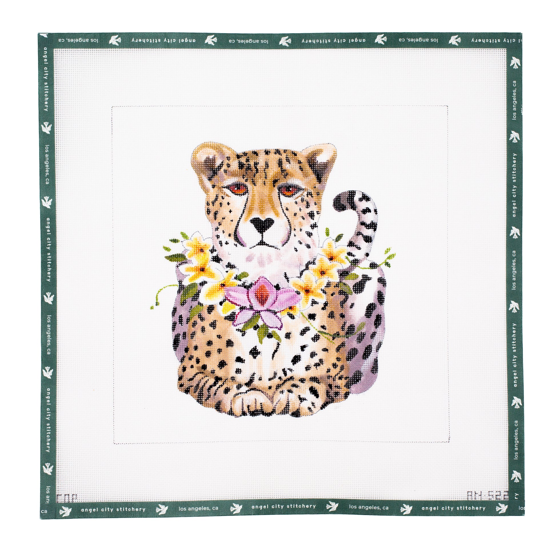 Cheetah with Flowers (AN522)