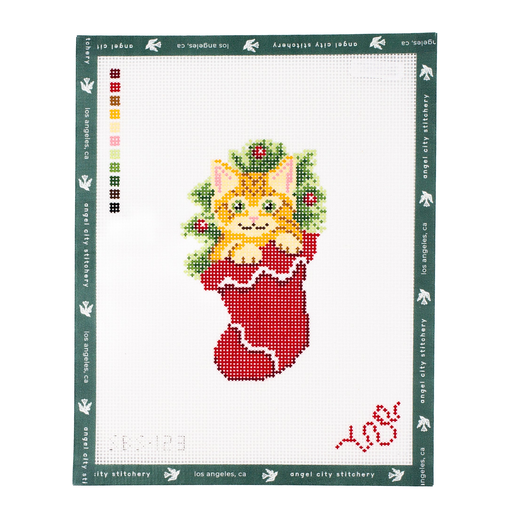 Tabby Kitten in a Stocking (Kitten in a Stocking)