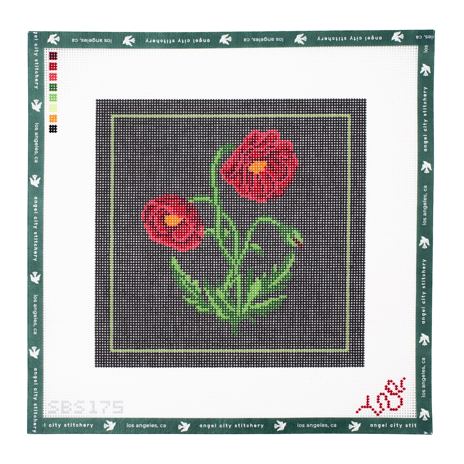 Dark Floral Poppy (Dark Florals Collection)