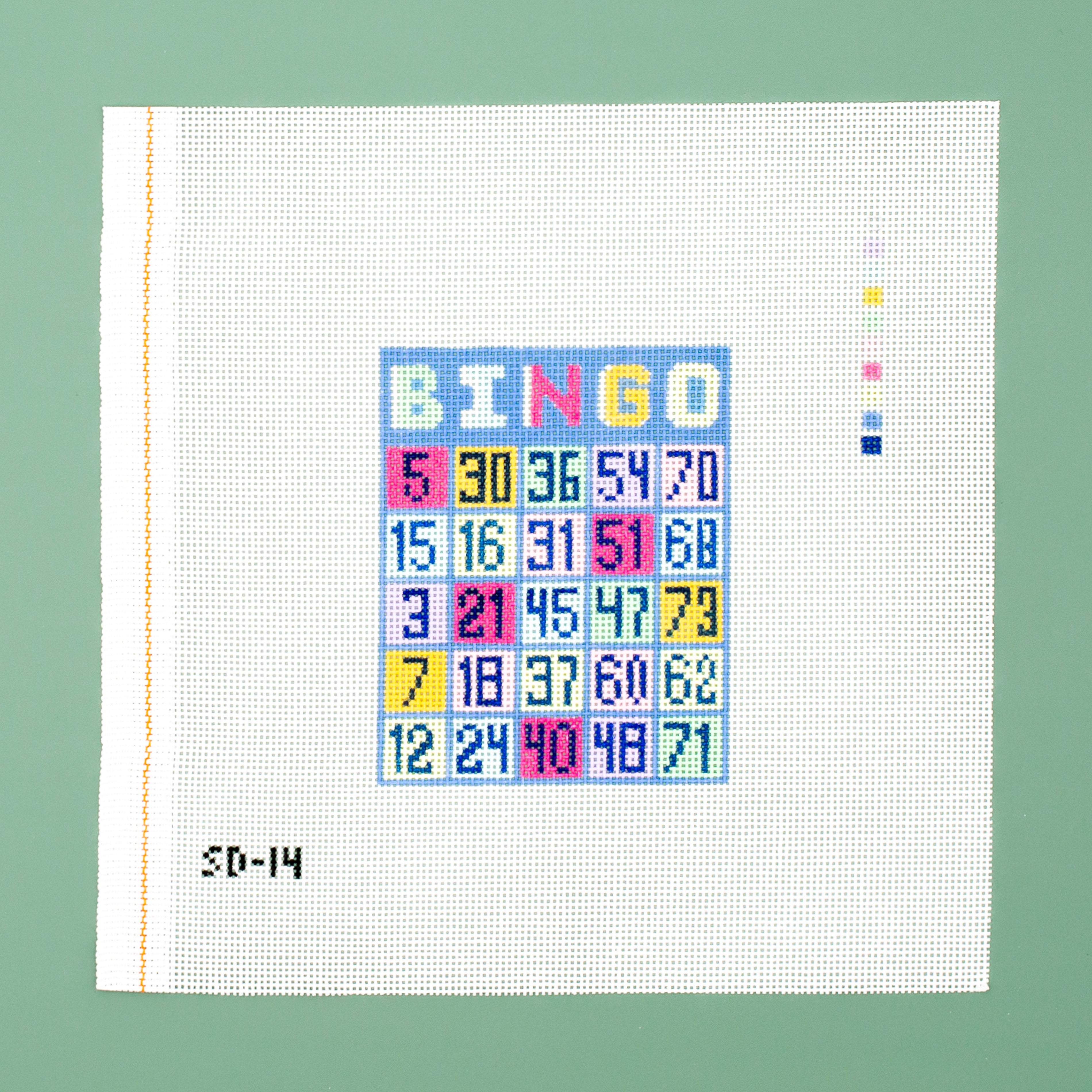 Blue Bingo Card