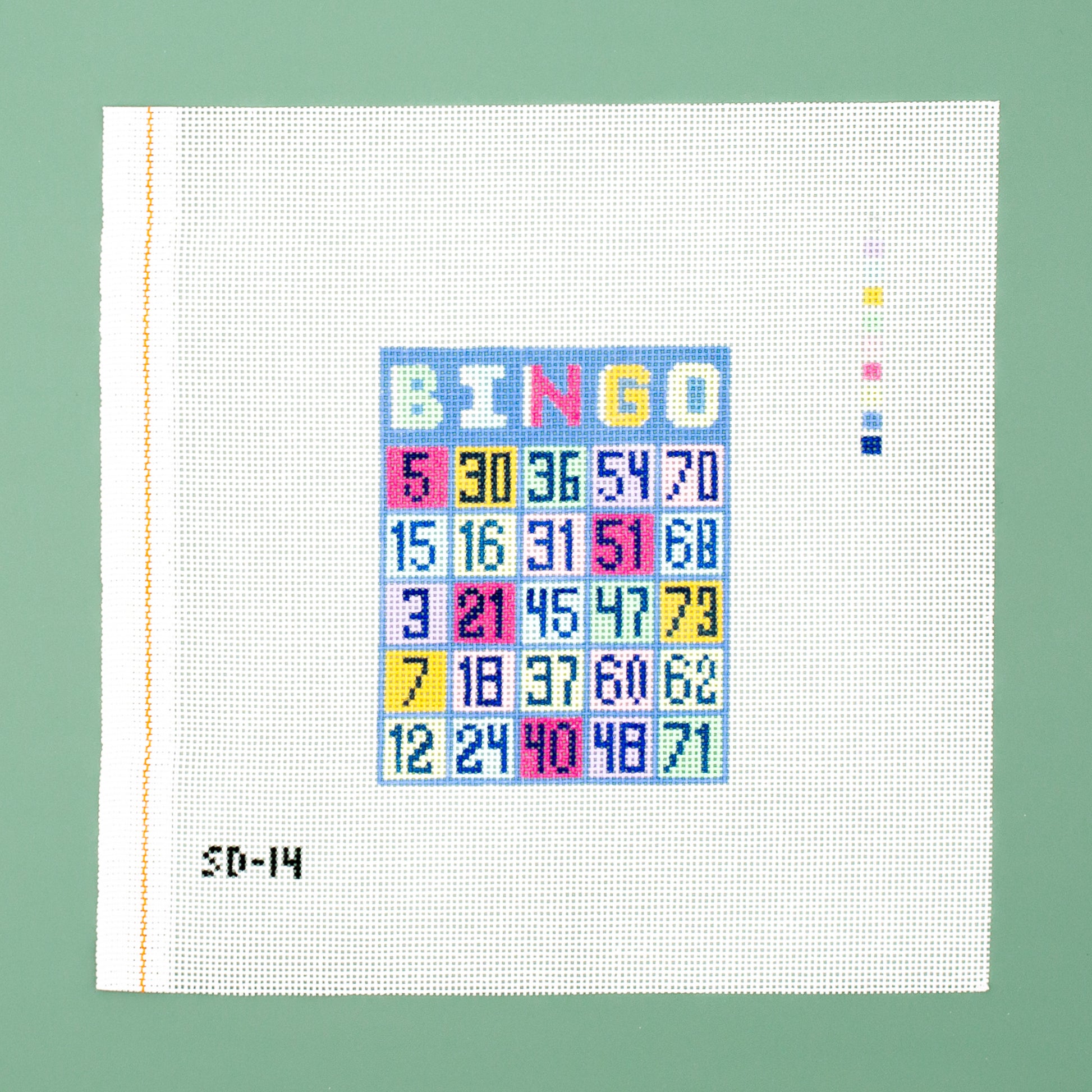 Blue Bingo Card