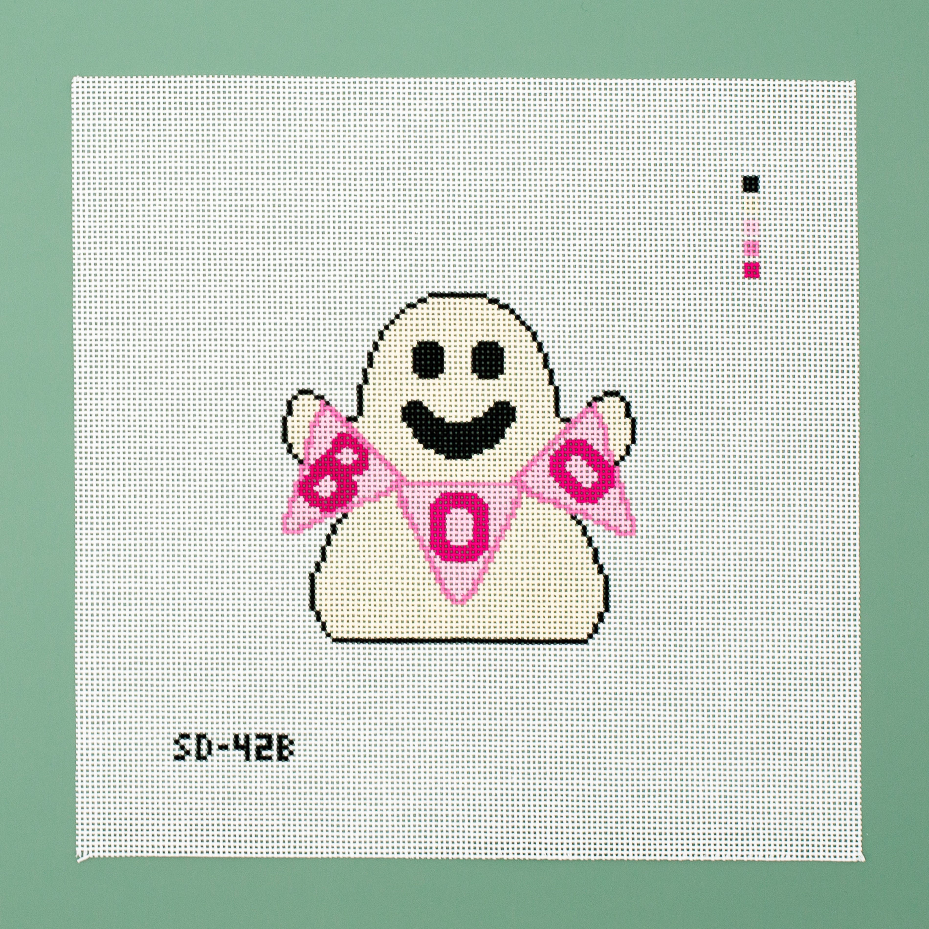Pink Boo Flag Ghost (18 Mesh)